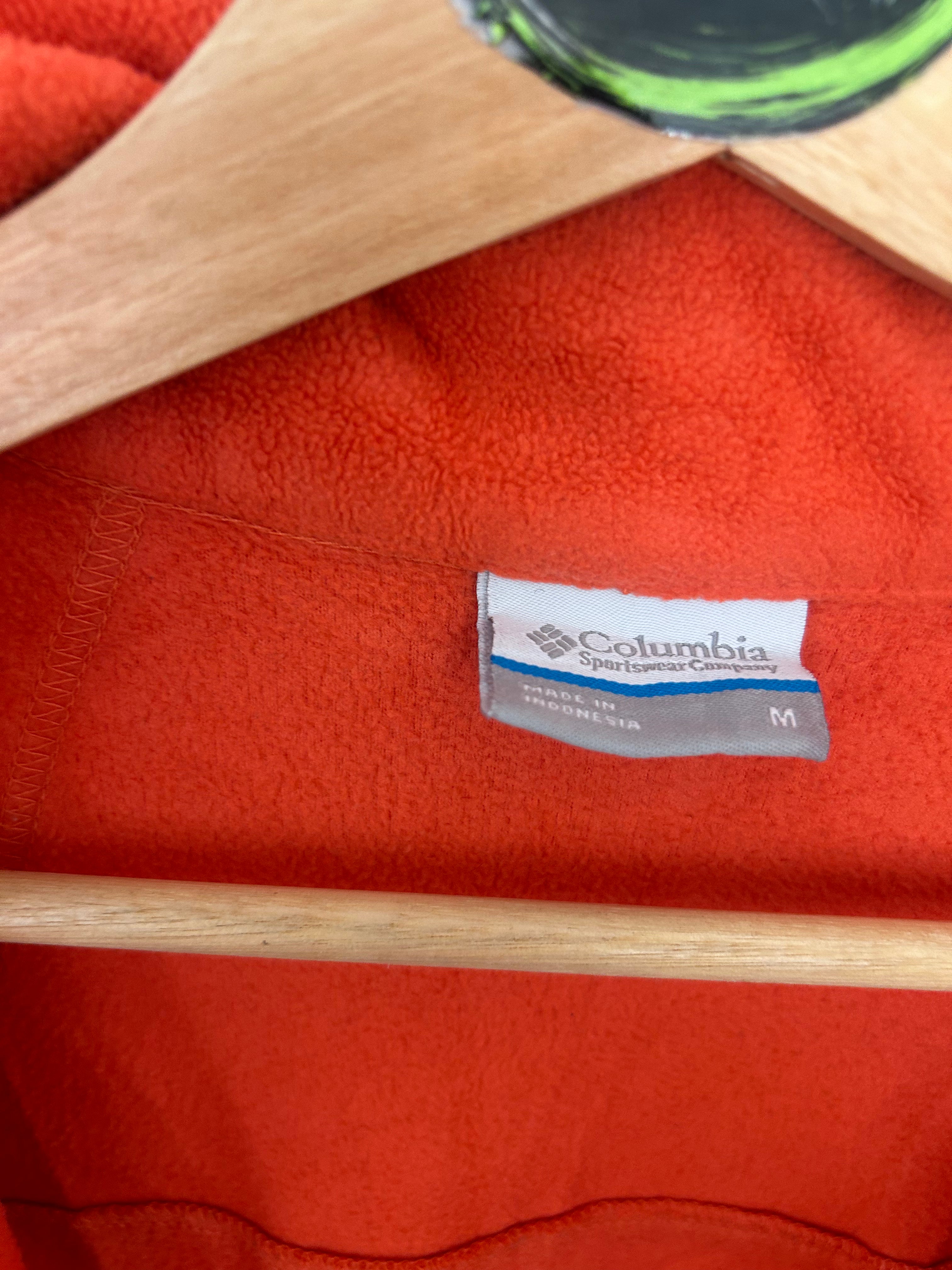 Columbia Full-Zip Fleece Jacket – Orange / Red – Women’s Medium