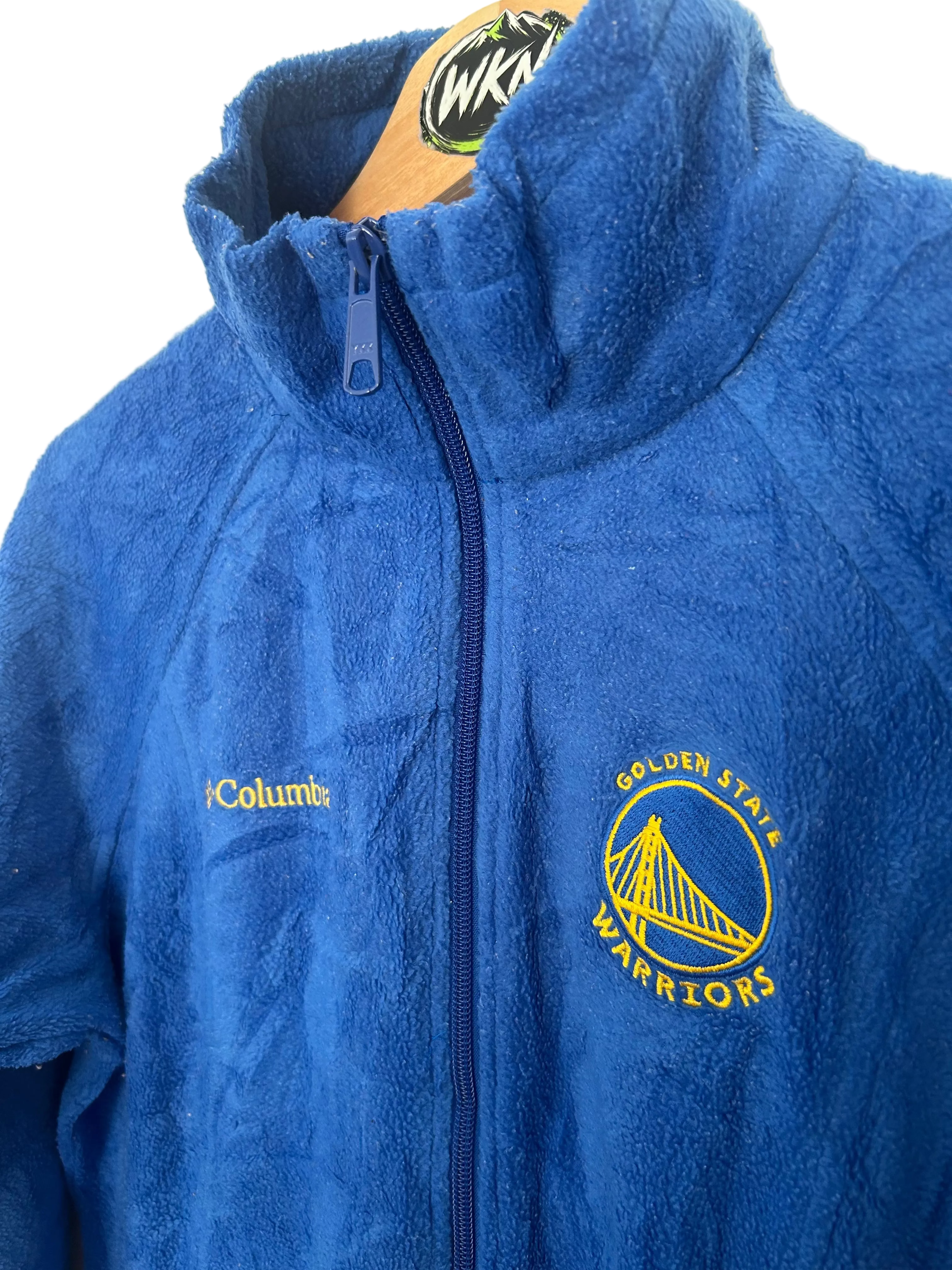 Columbia x Golden State Warriors Full-Zip Fleece – Blue – Size M