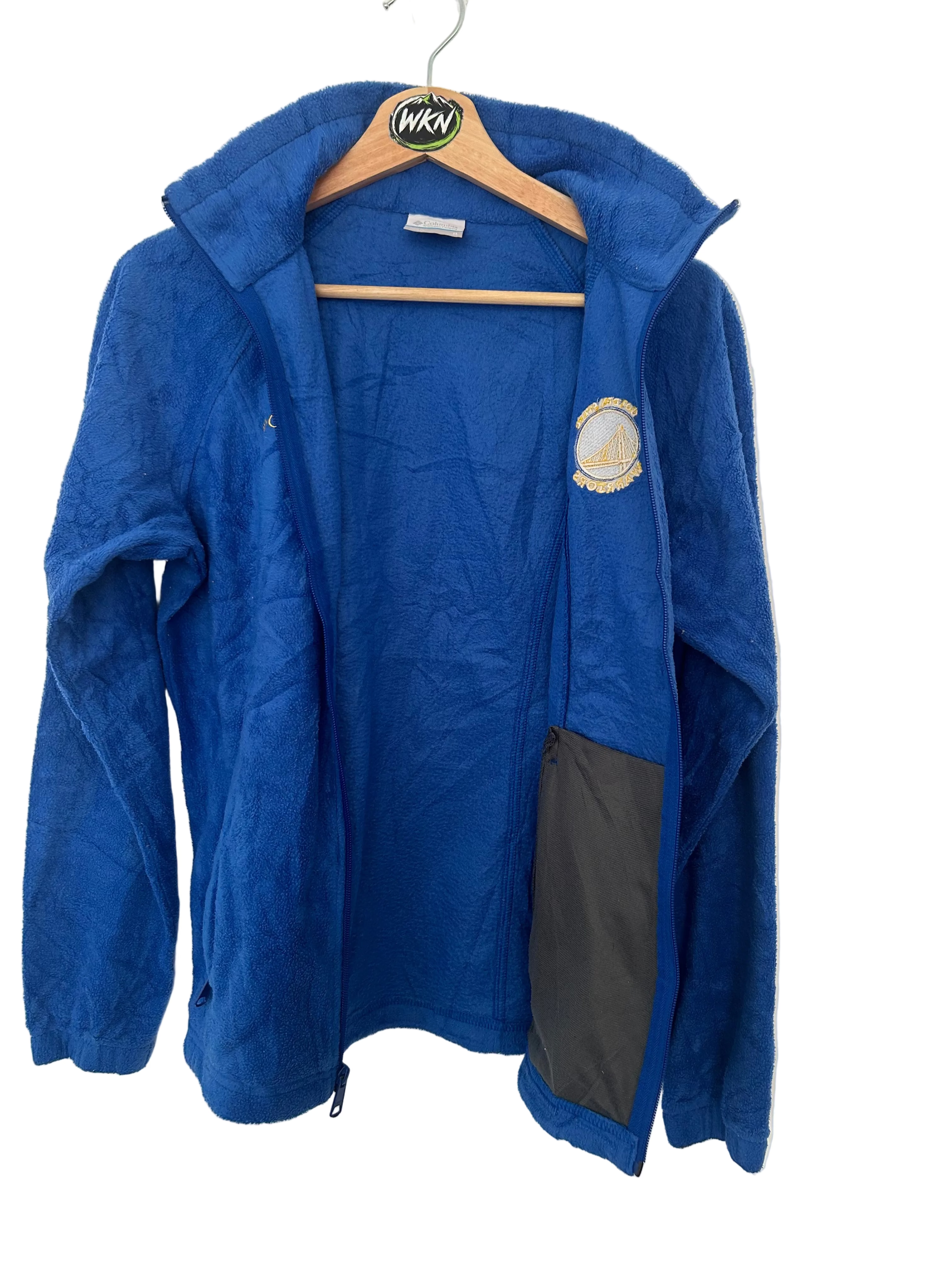 Columbia x Golden State Warriors Full-Zip Fleece – Blue – Size M