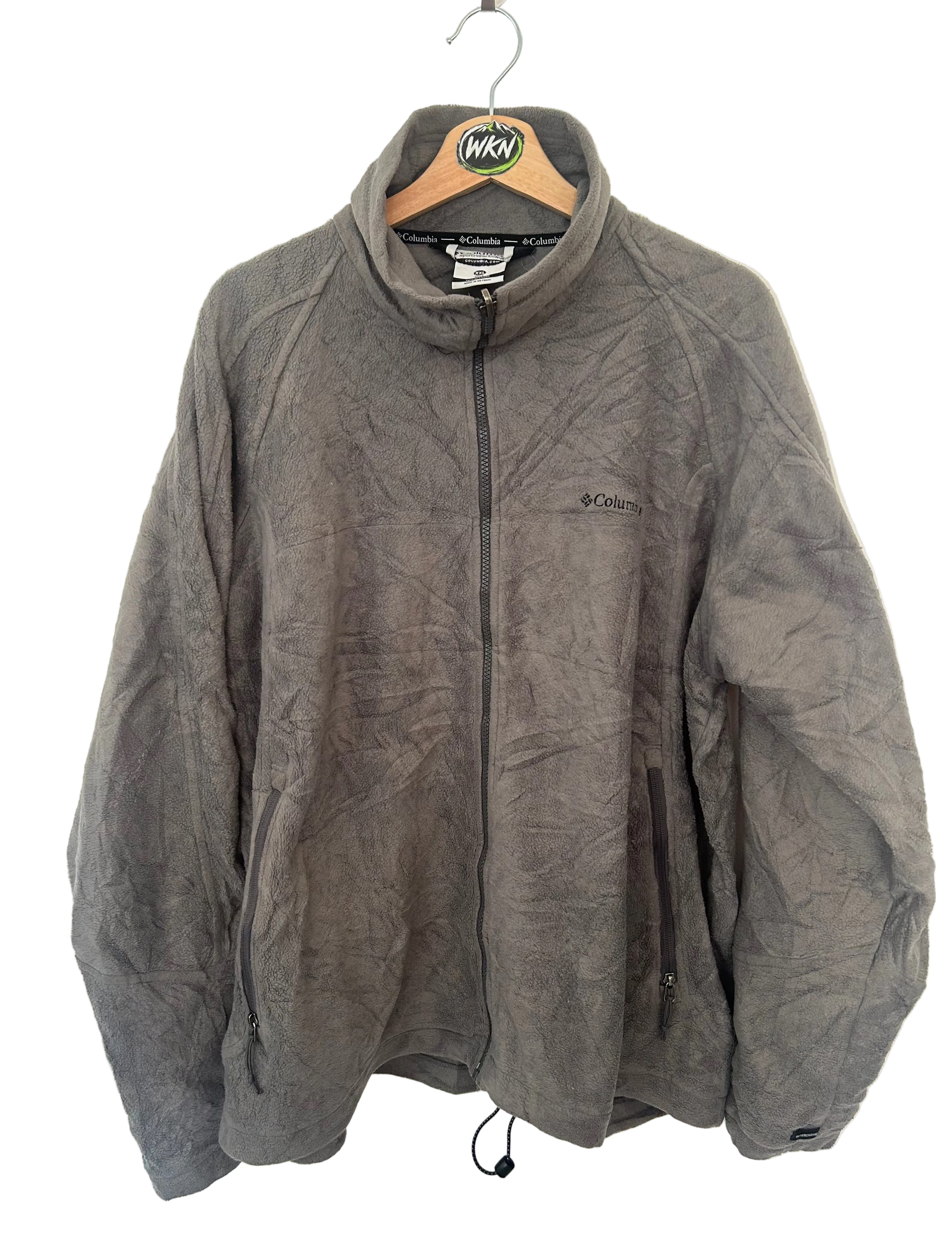 Columbia Interchange Full-Zip Fleece Jacket – Grey – Men’s XXL