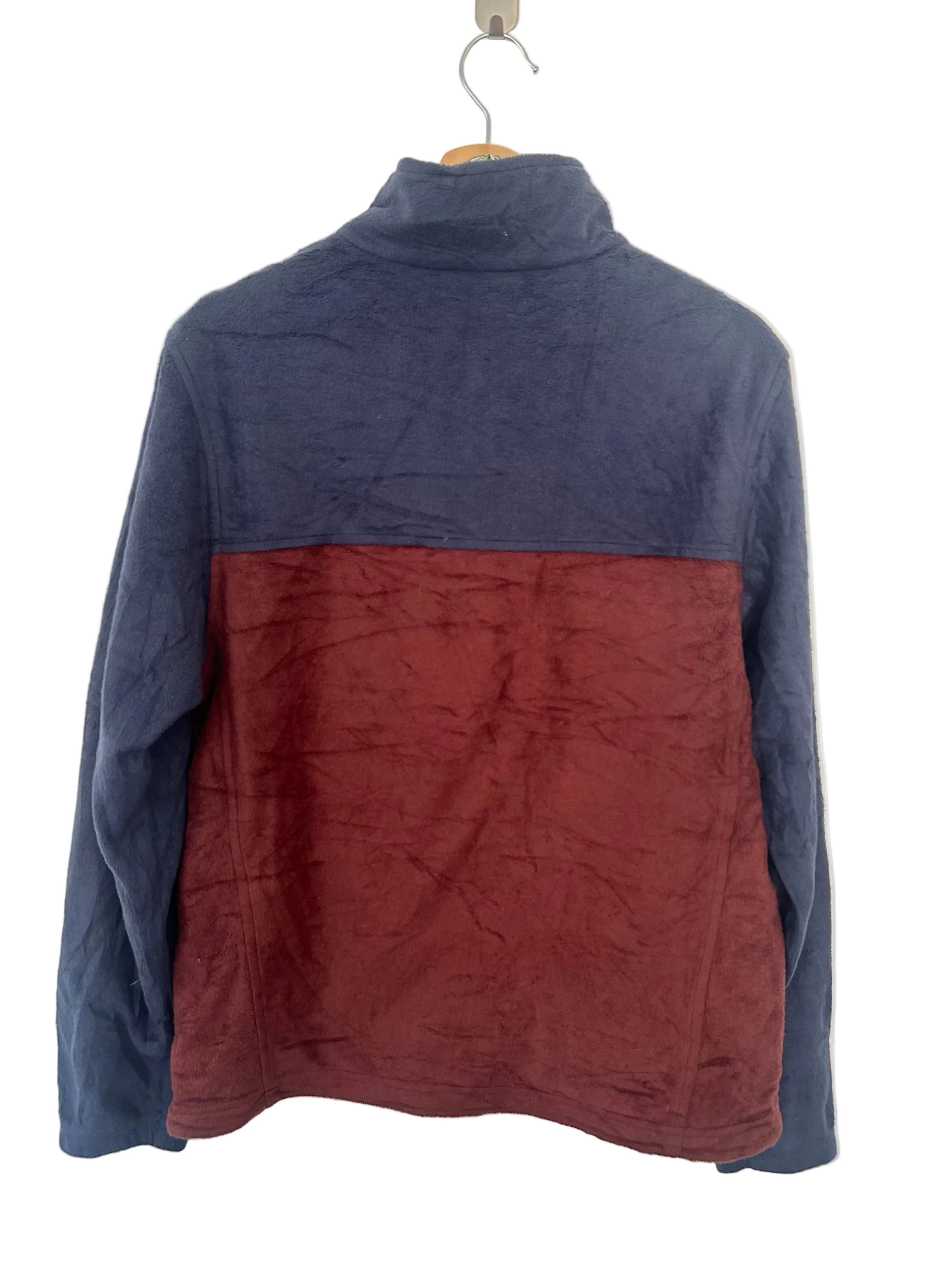 ur Block Full-Zip Fleece – Navy / Burgundy – Size M