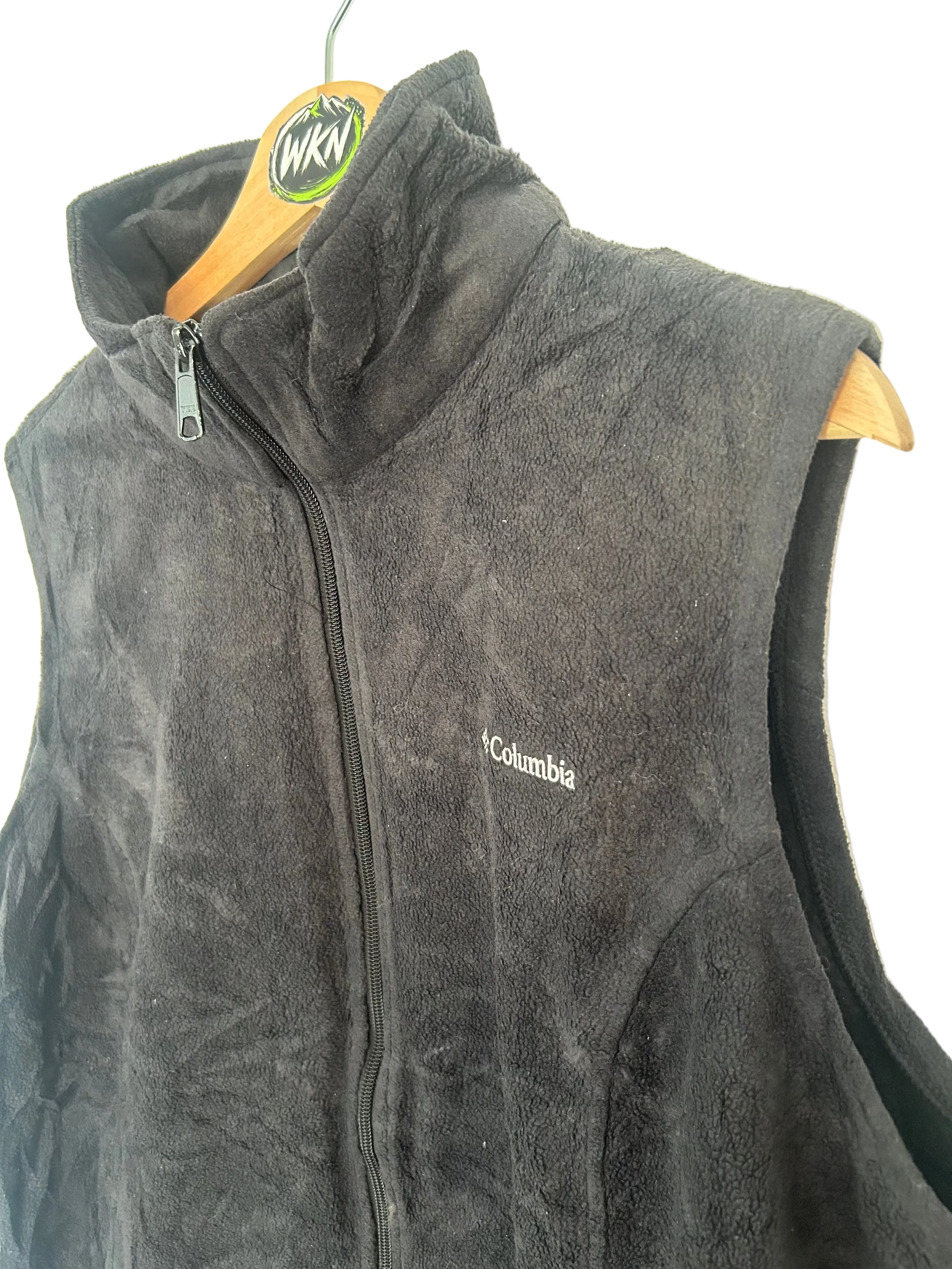 Columbia Full-Zip Fleece Gilet – Black – Mens-Size 1X-Xl