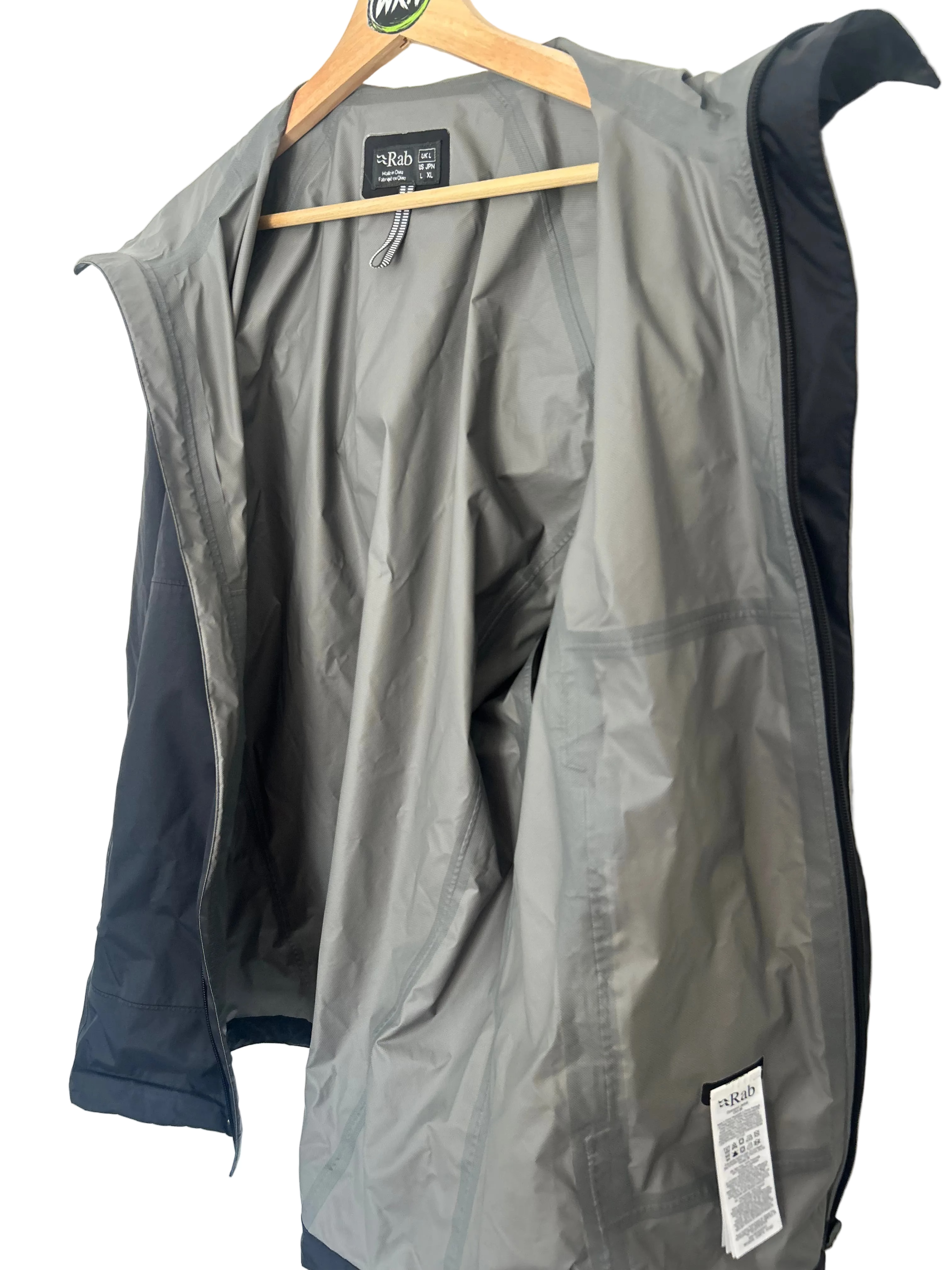 Rab  Mens Downpour Jacket -Mens -L-Mens