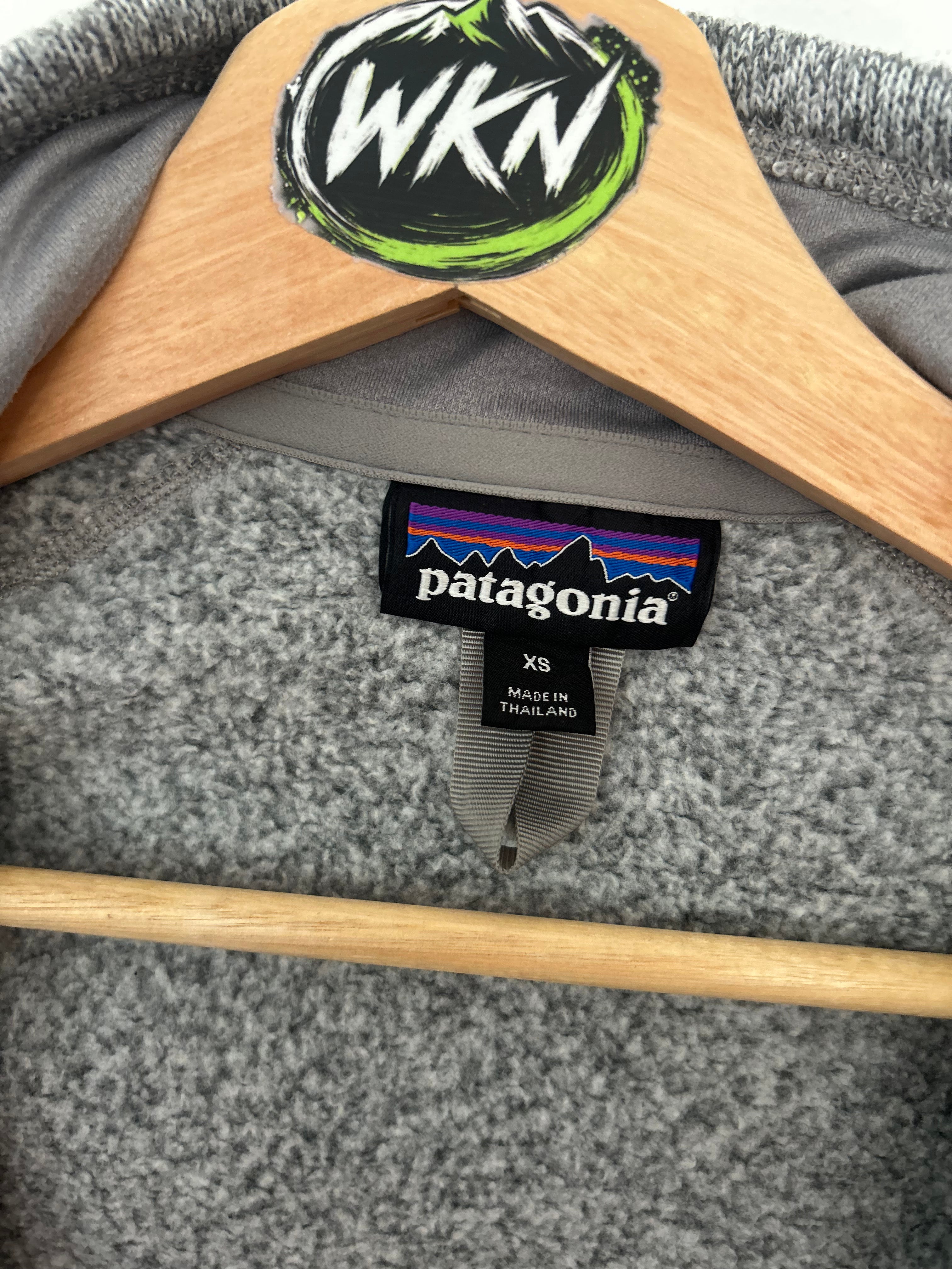 PATAGONIA BETTER SWEATER FULL ZIP FLEECE – GREY – XS-Womens