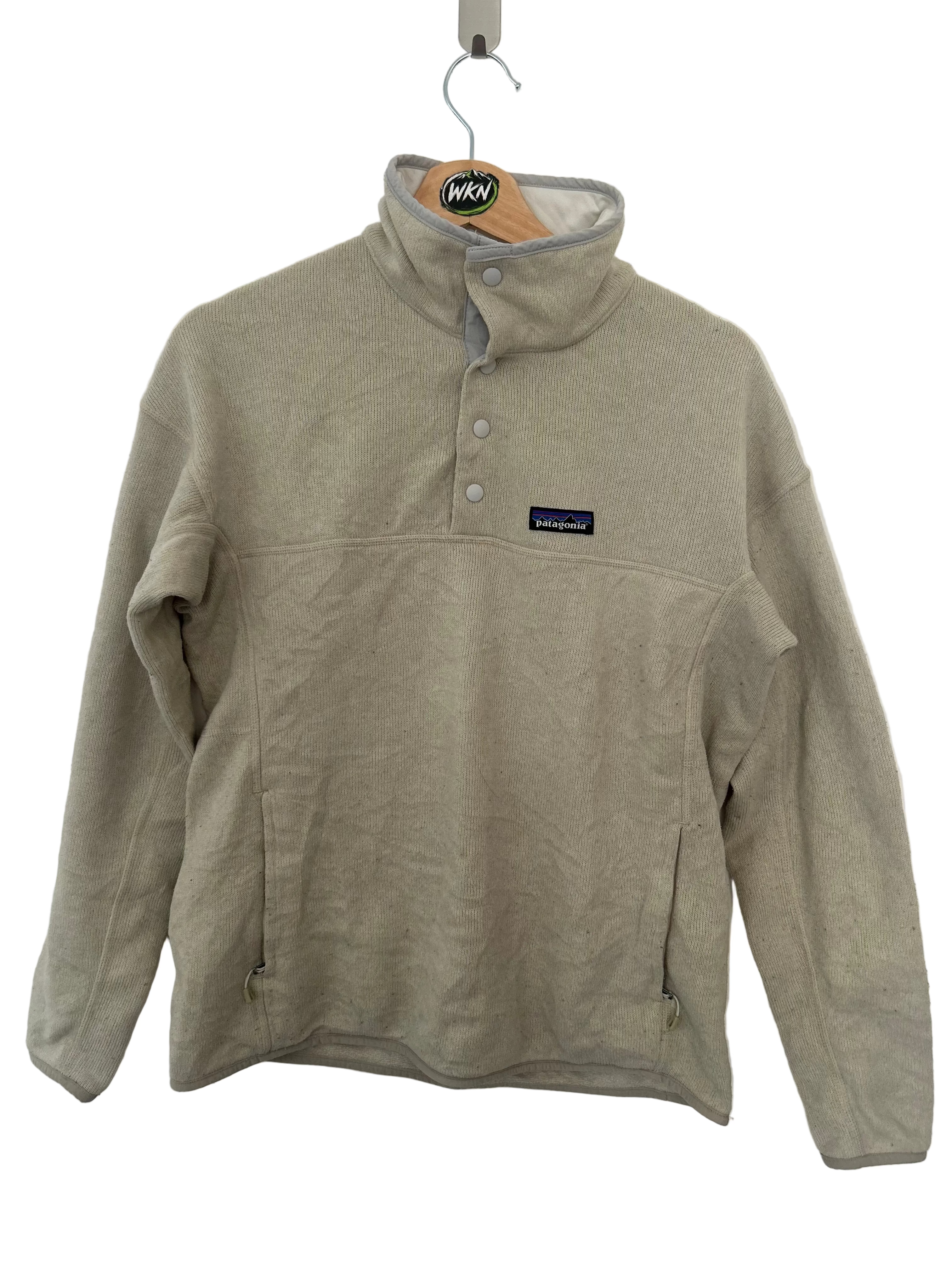 Patagonia Snap-T Pullover – Oatmeal / Beige –Womens- Medium