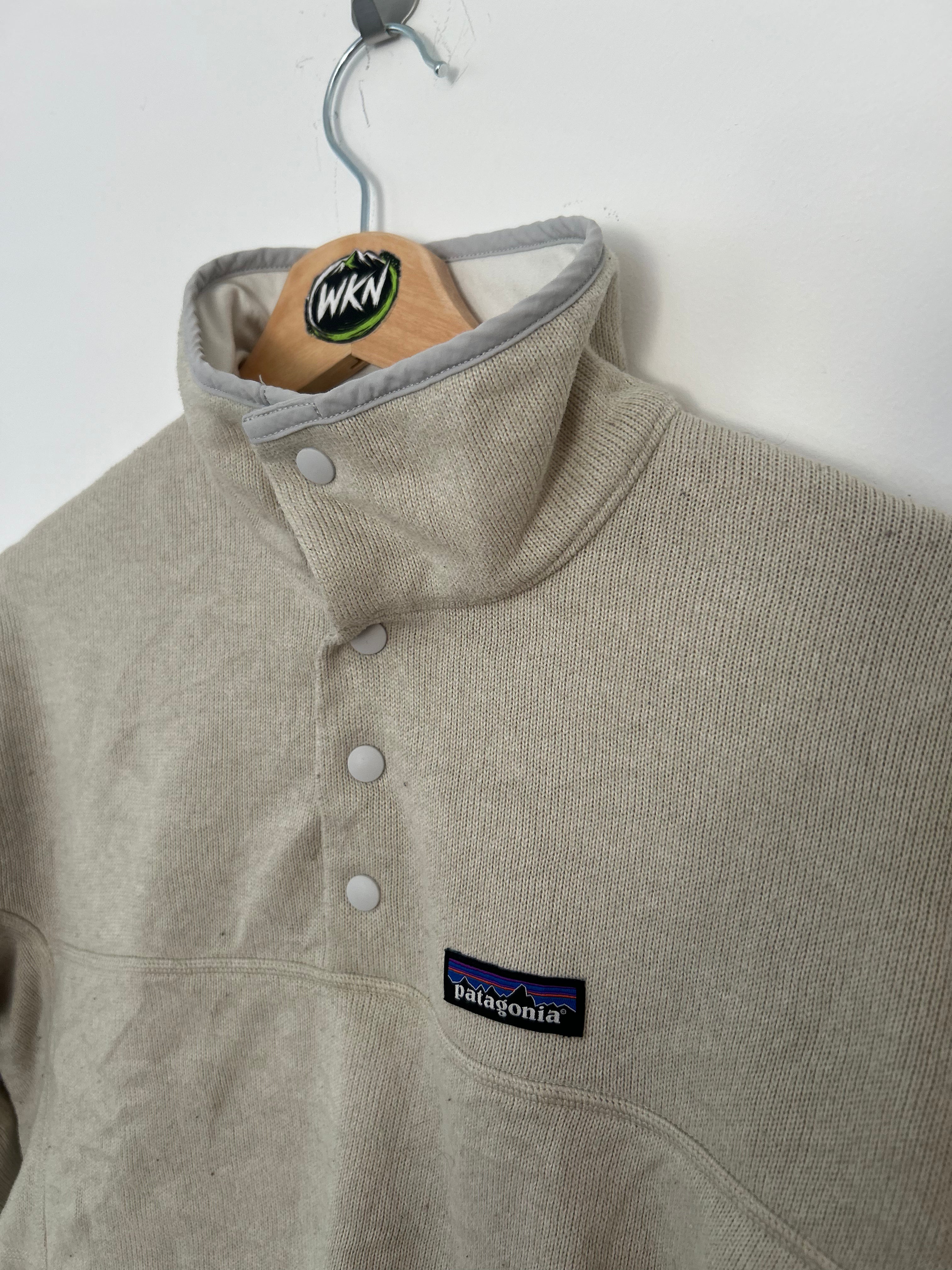 Patagonia Snap-T Pullover – Oatmeal / Beige –Womens- Medium