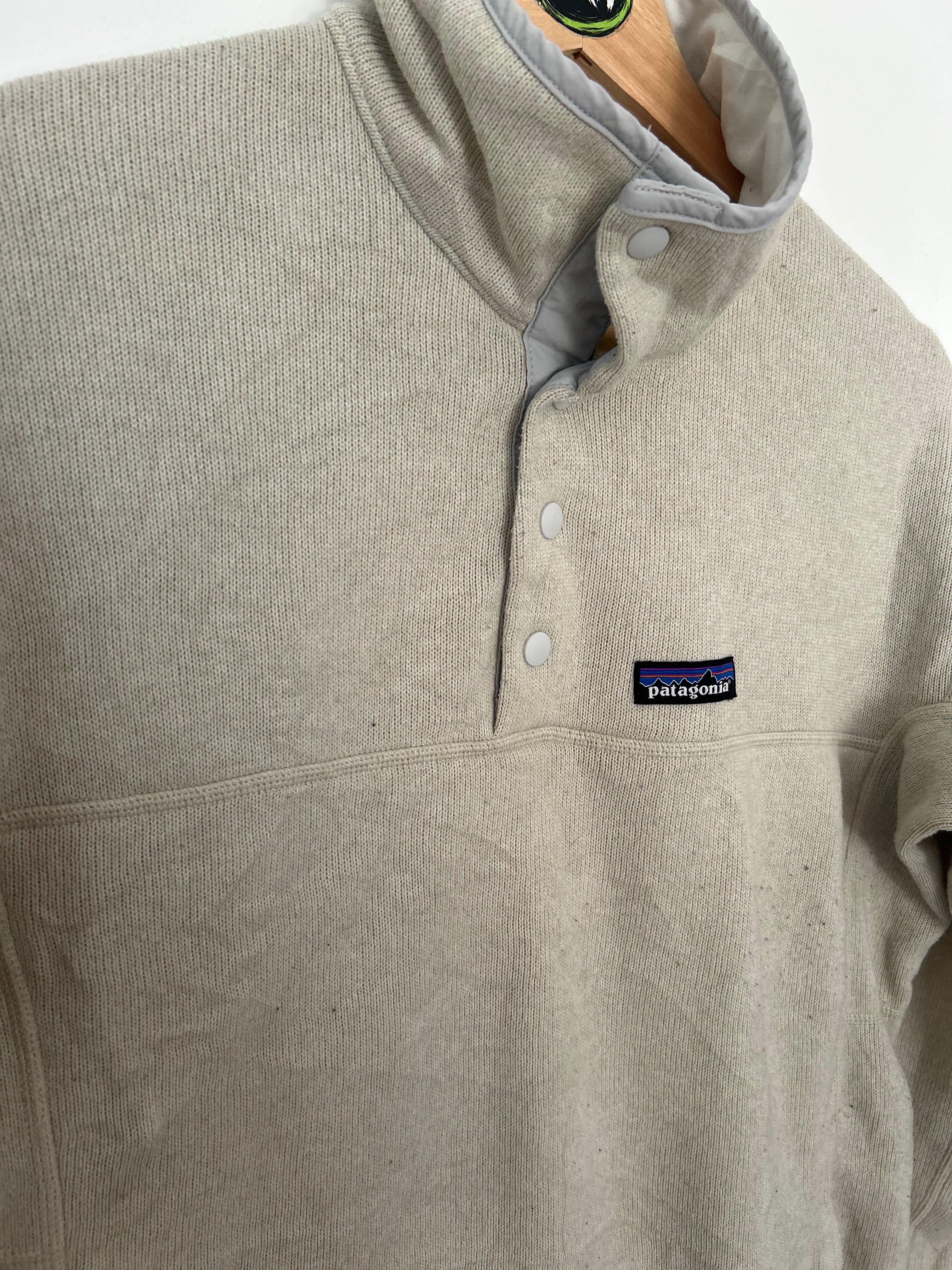 Patagonia Snap-T Pullover – Oatmeal / Beige –Womens- Medium