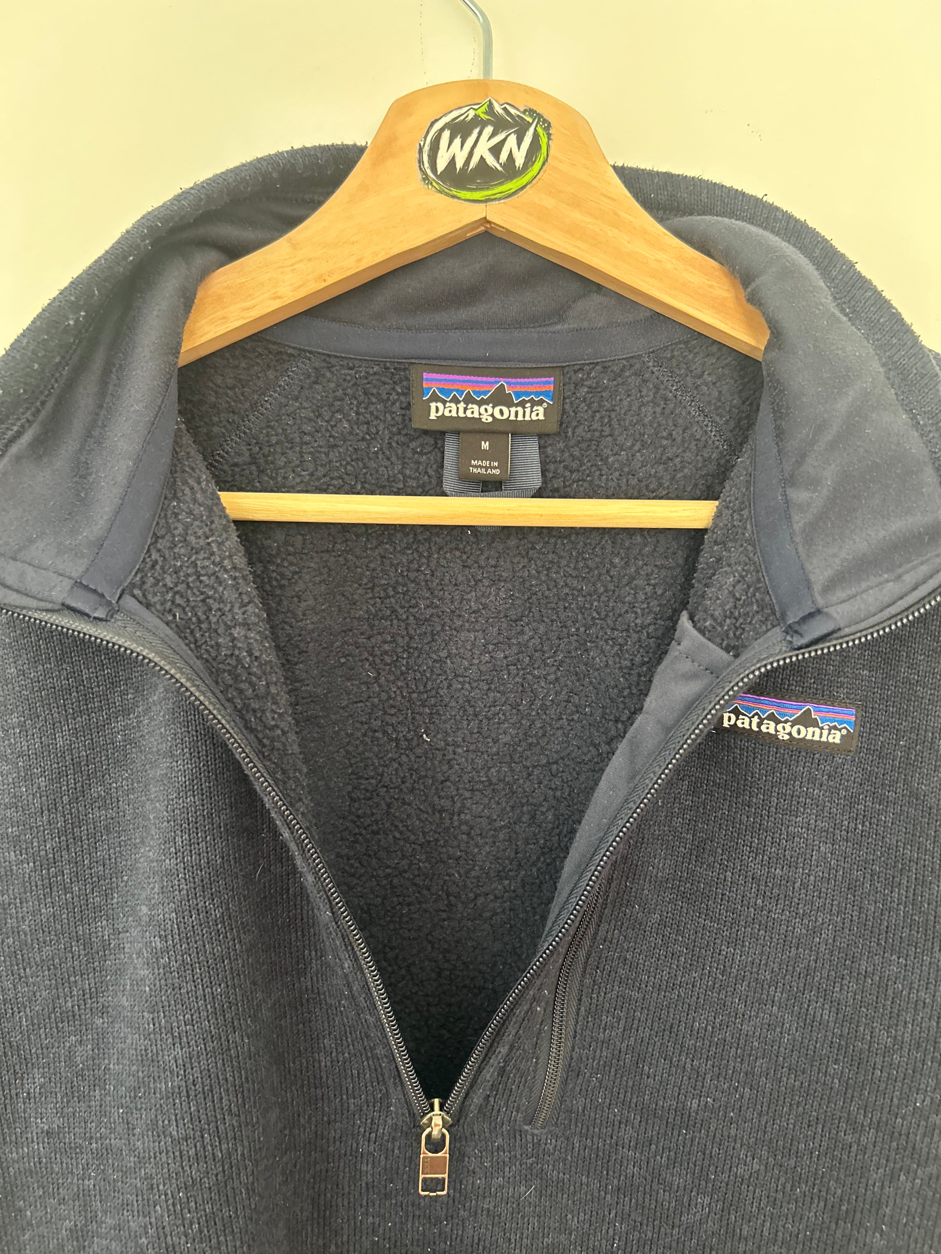 Patagonia Better Sweater 1/4 Zip Fleece – Navy Blue-M