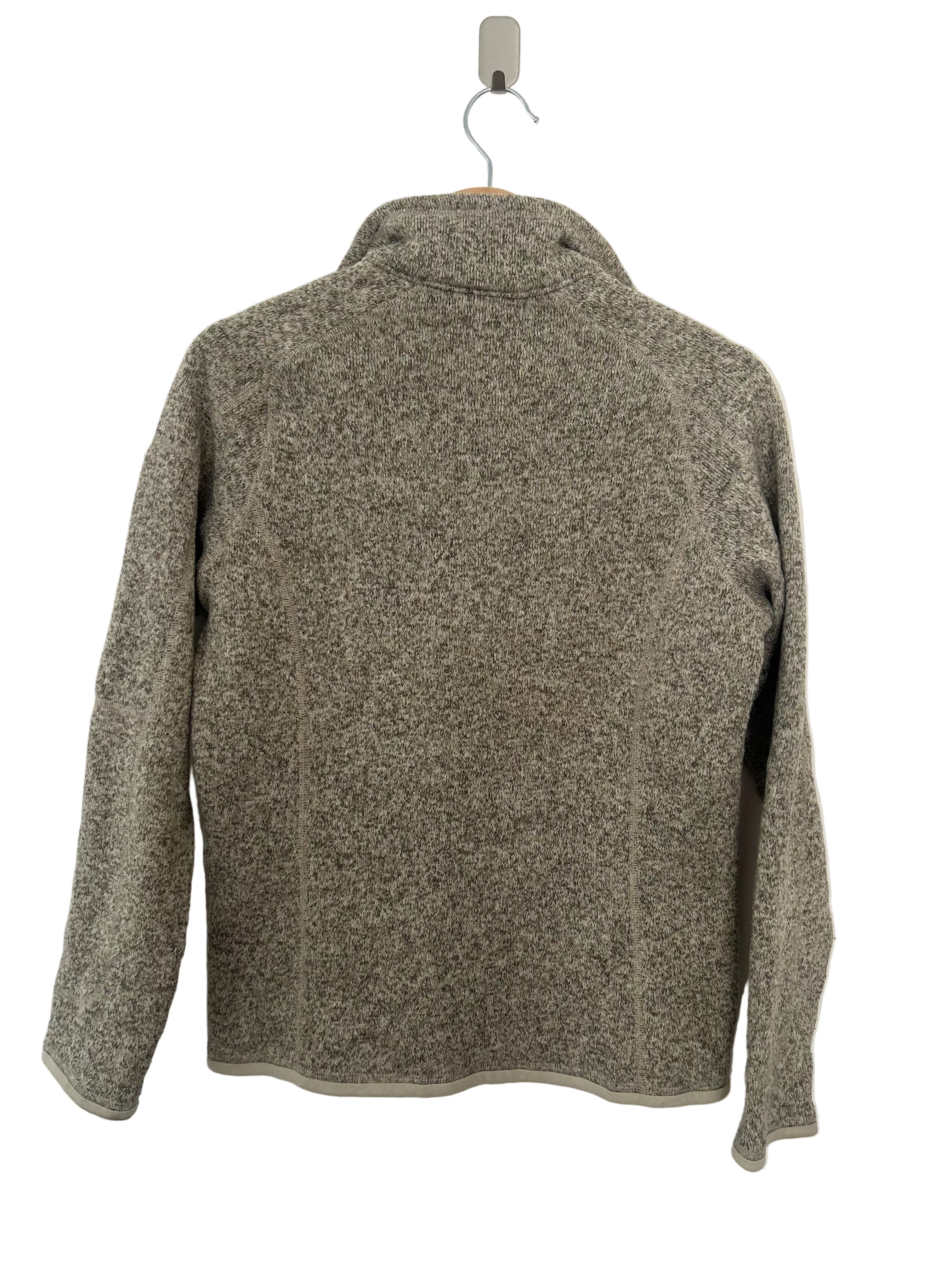 PATAGONIA BETTER SWEATER 1/4 ZIP FLEECE – OATMEAL / GREY – M-Womens