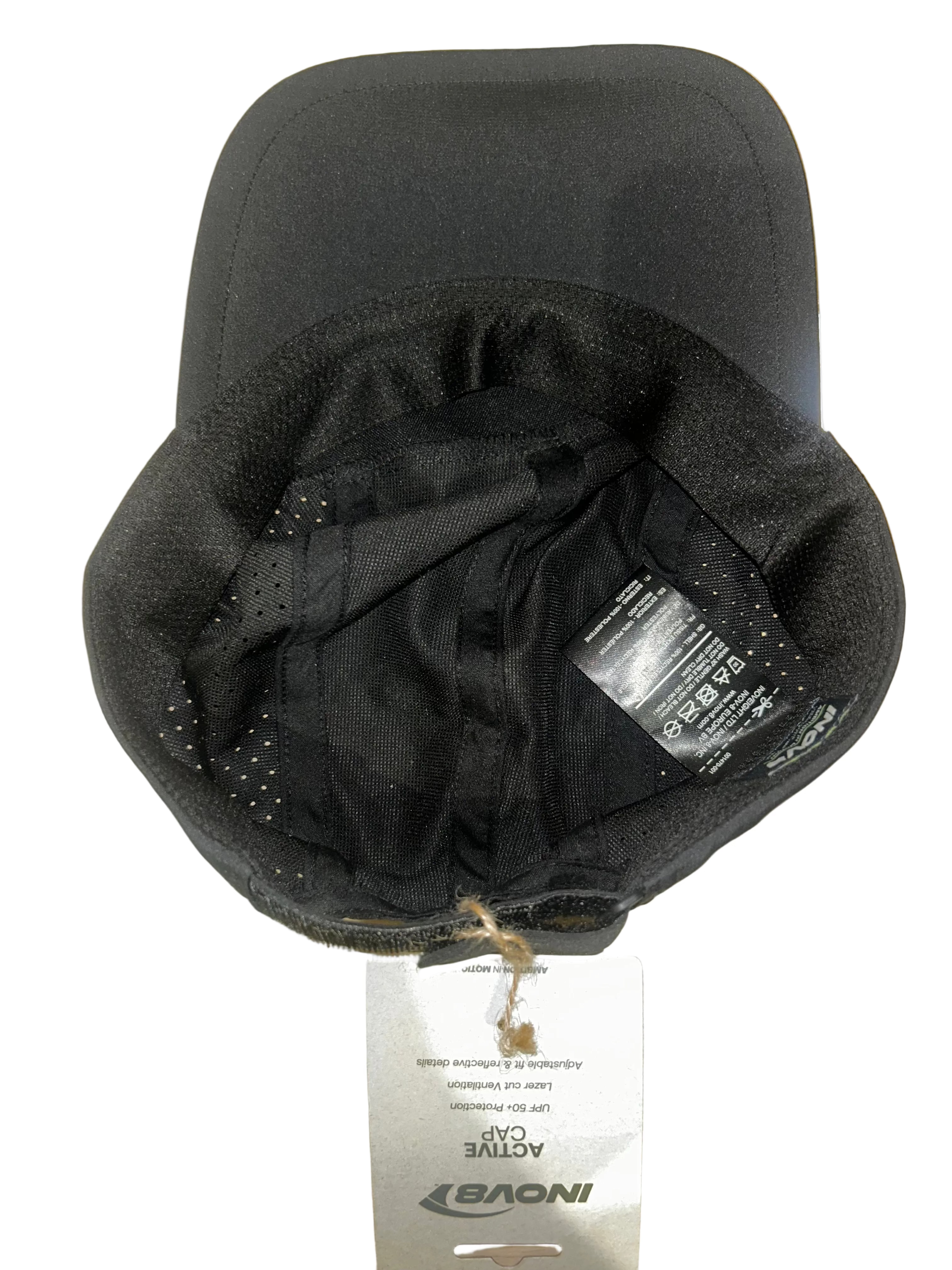 INOV8 Active Cap – Black-one size