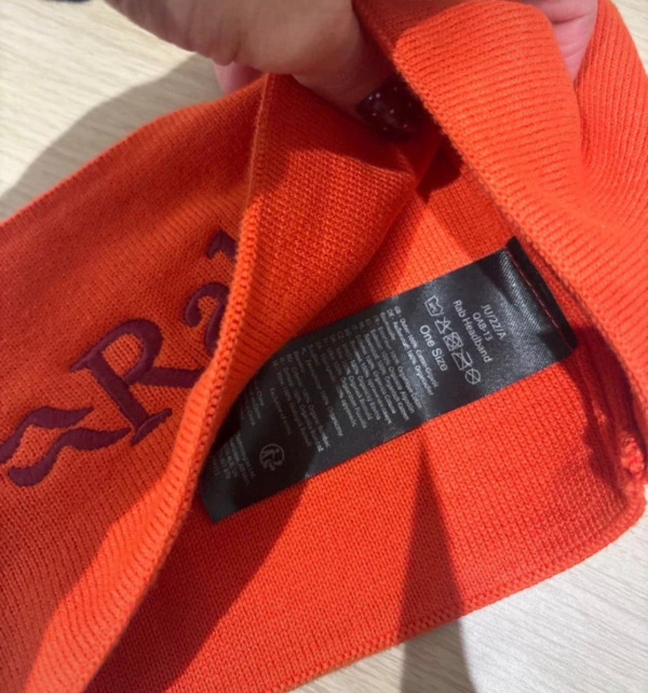 Rab Knitted Headband – Orange – One Size