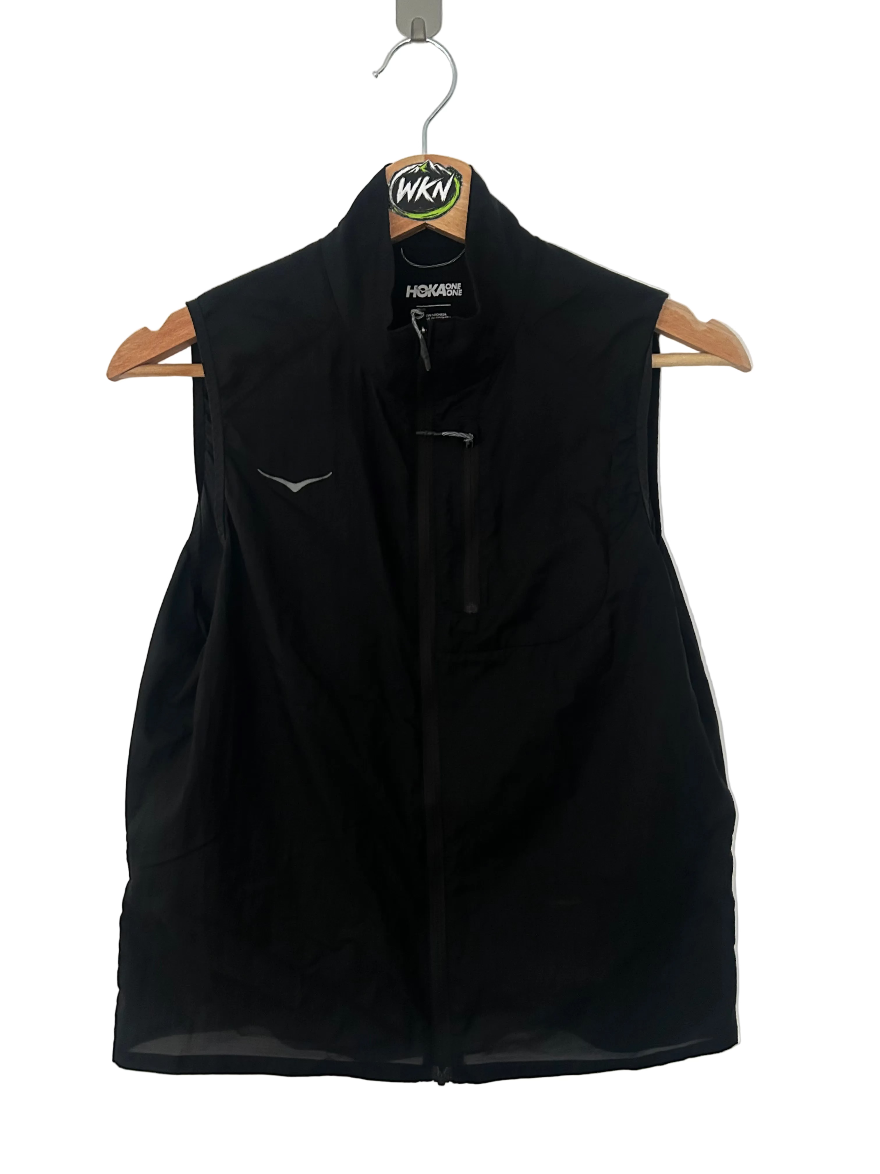 HOKA Lightweight Running Gilet / Vest – Black – Size Small
