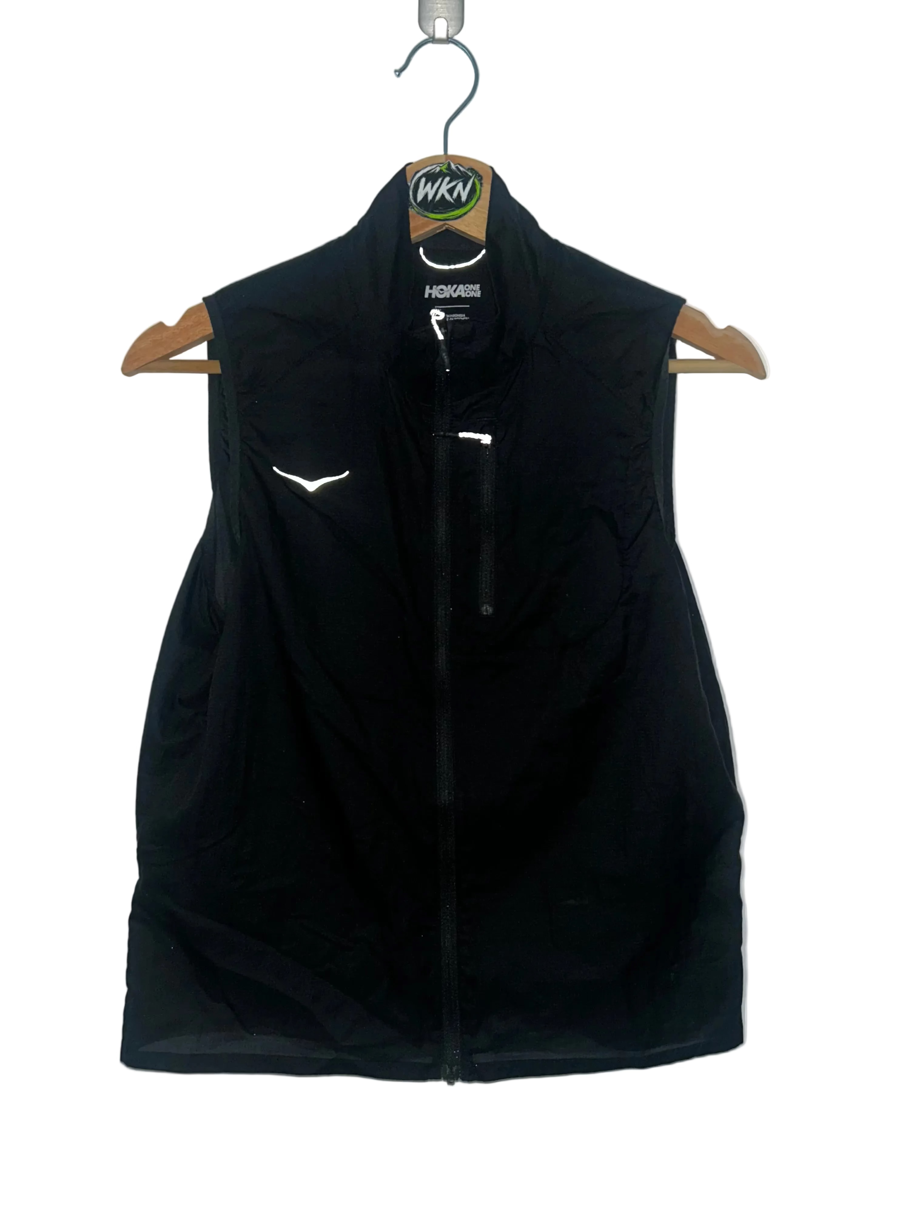 HOKA Lightweight Running Gilet / Vest – Black – Size Small