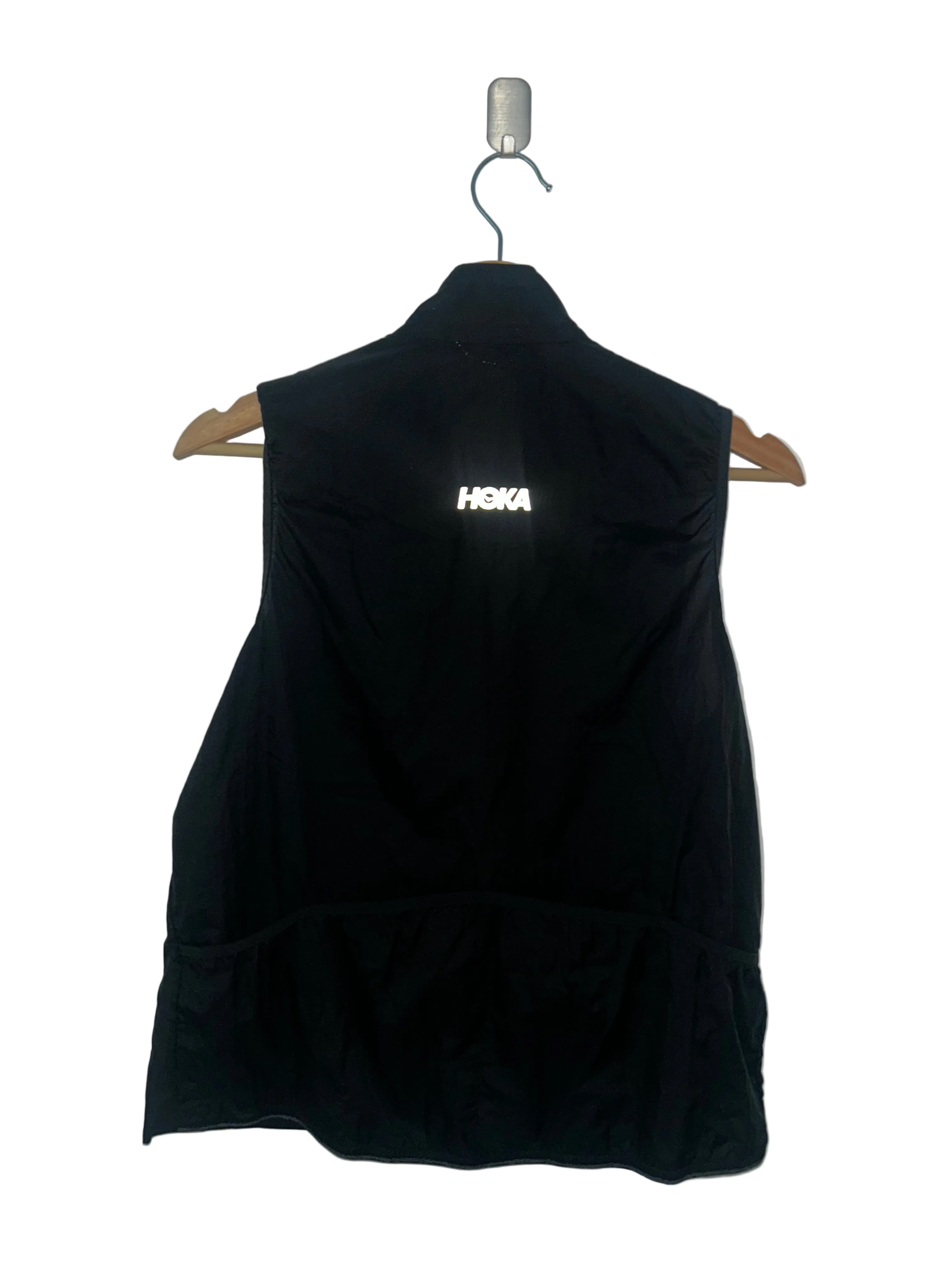 HOKA Lightweight Running Gilet / Vest – Black – Size Small