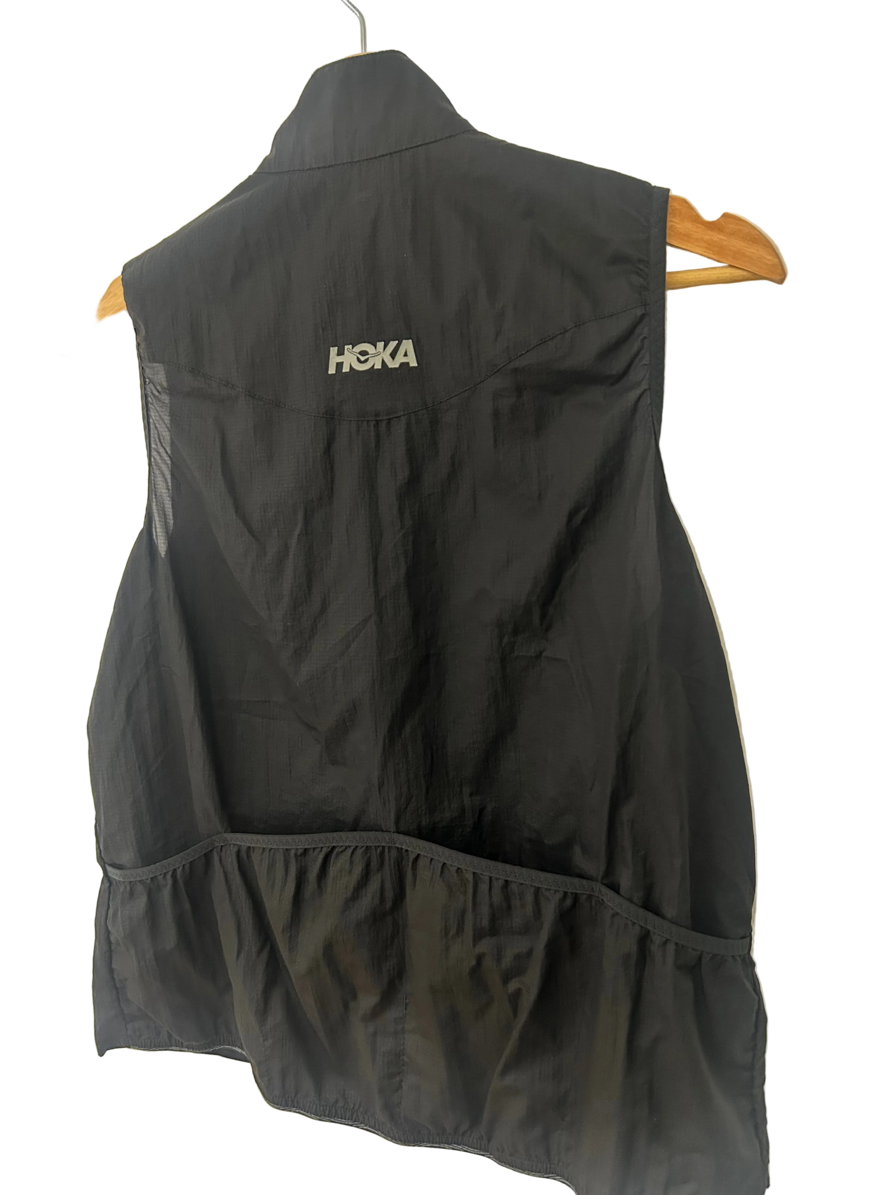 HOKA Lightweight Running Gilet / Vest – Black – Size Small