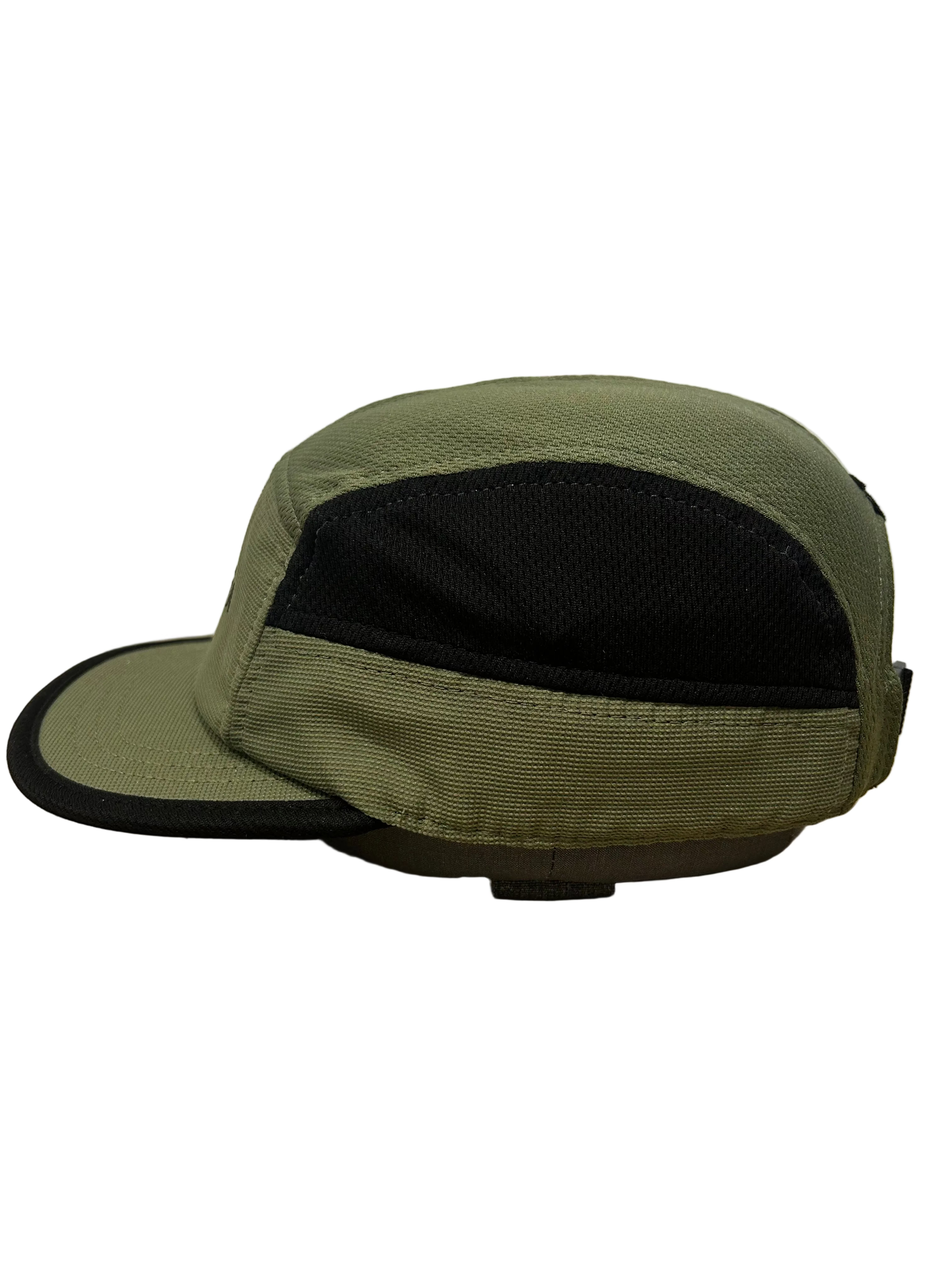 VAGA Lightweight Trail Running Cap – Khaki Green / Black