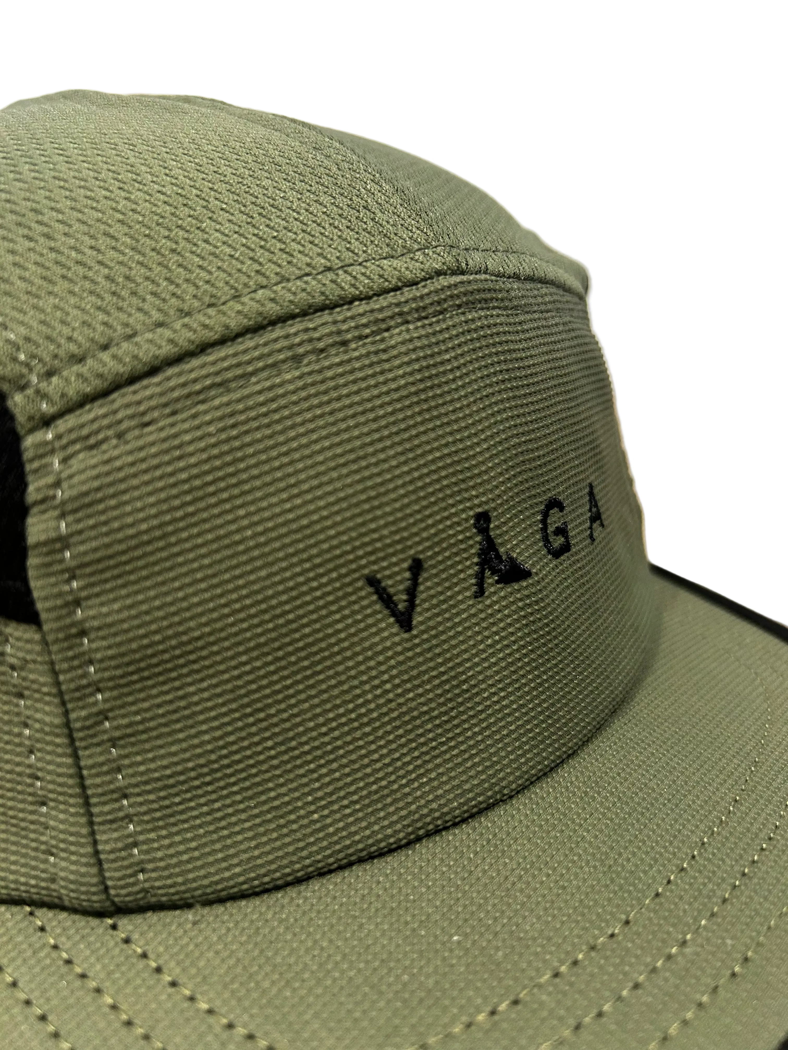 VAGA Lightweight Trail Running Cap – Khaki Green / Black