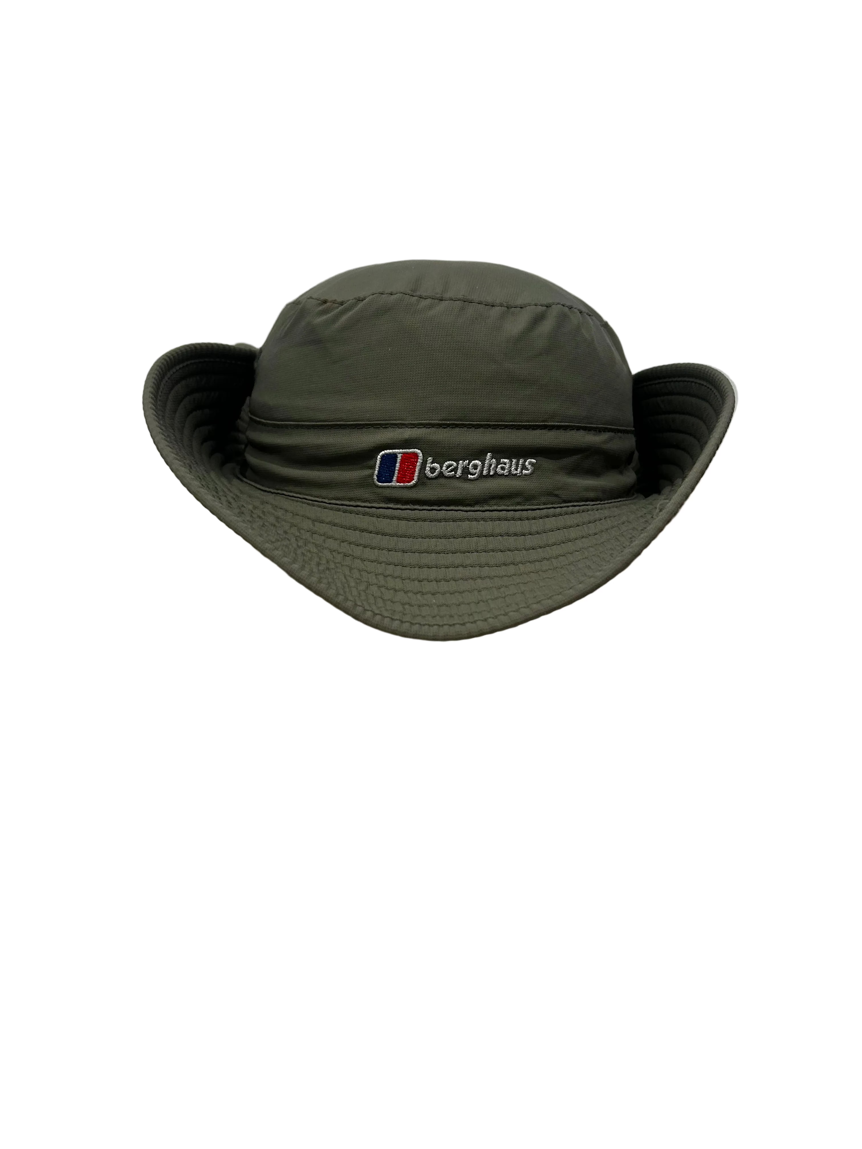 Berghaus Outdoor Wide Brim Bucket Hat – Khaki Green – S/M