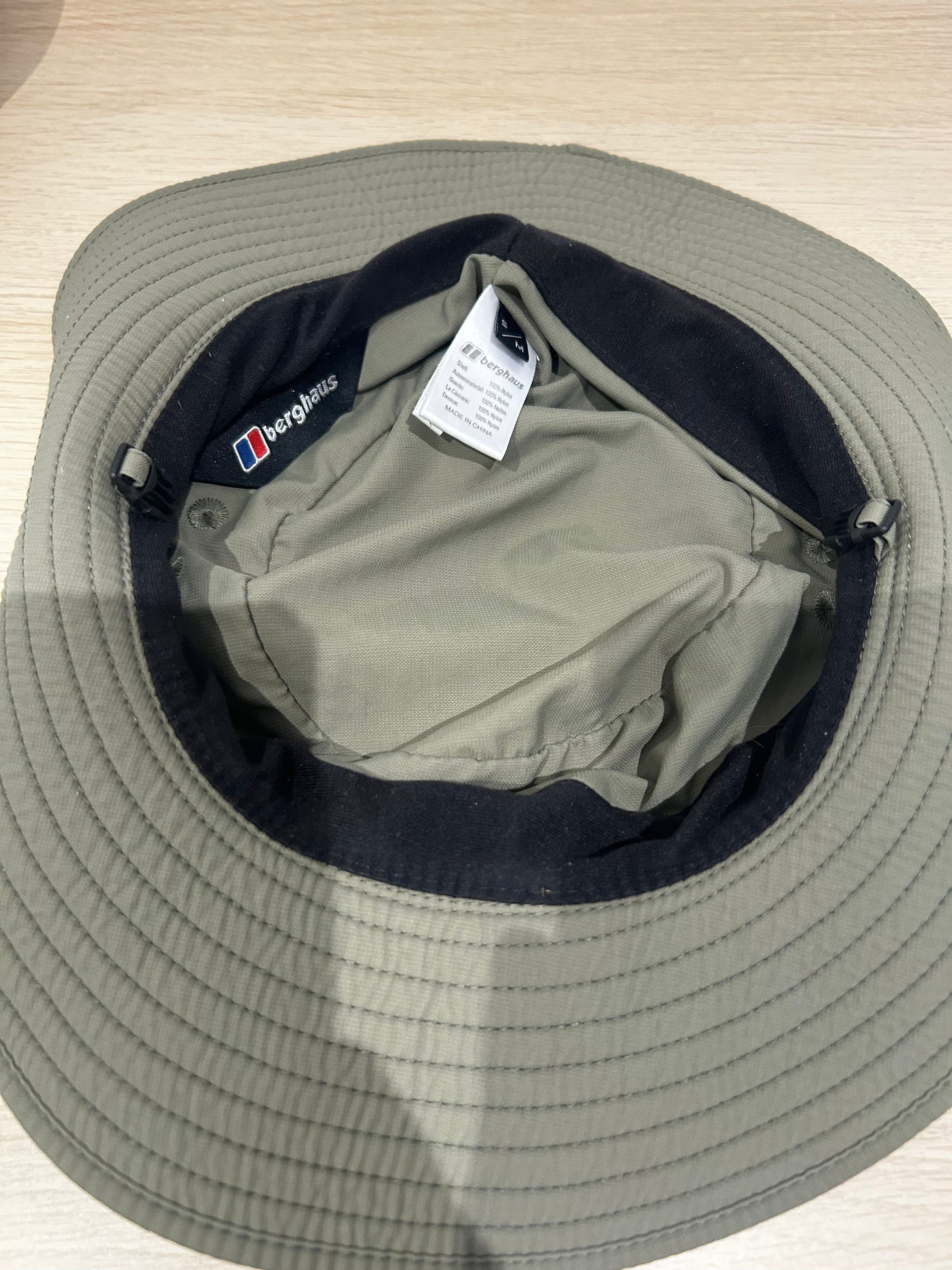 Berghaus Outdoor Wide Brim Bucket Hat – Khaki Green – S/M