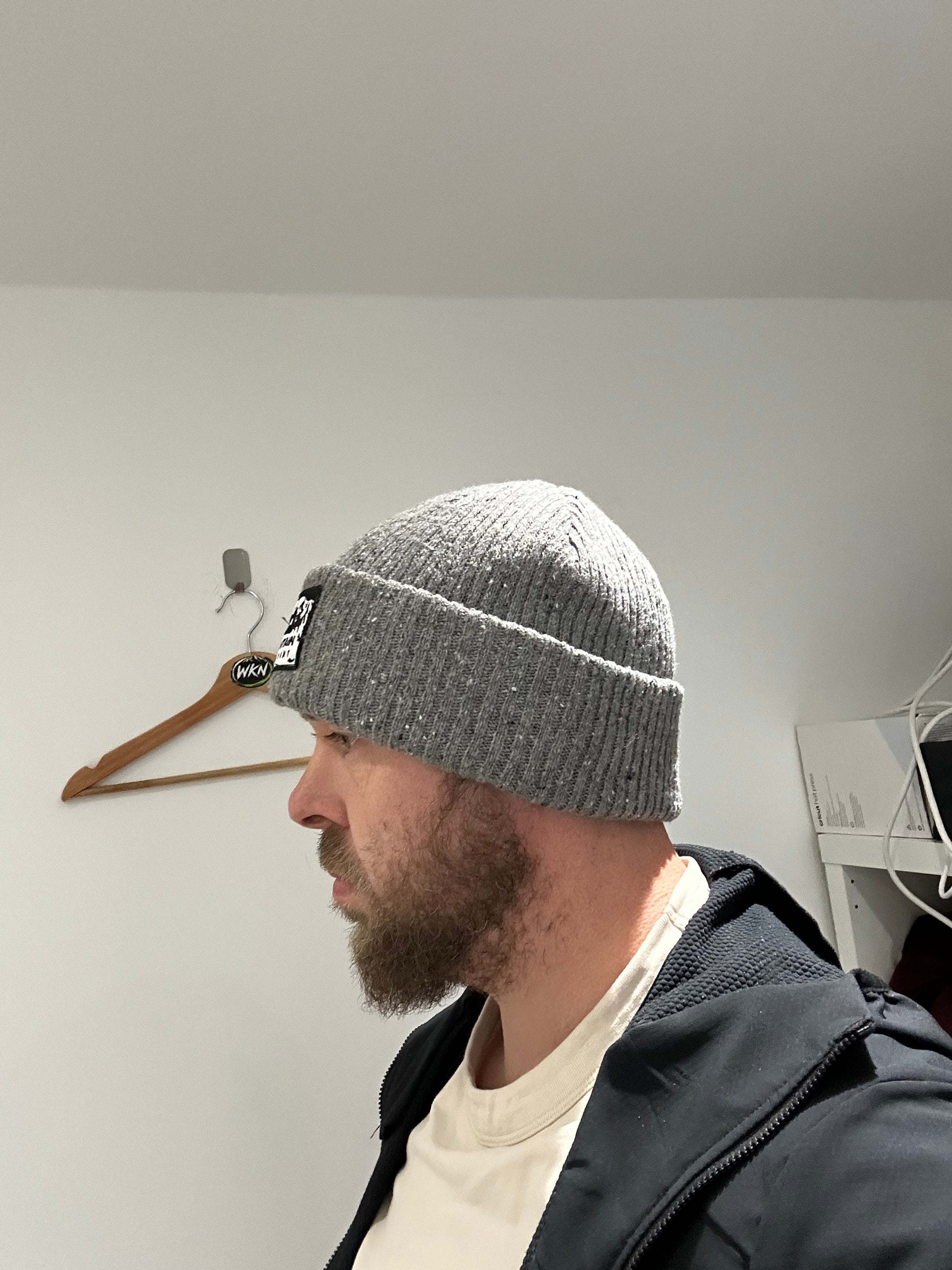 Mountain Equipment Knitted Beanie – Grey Fleck