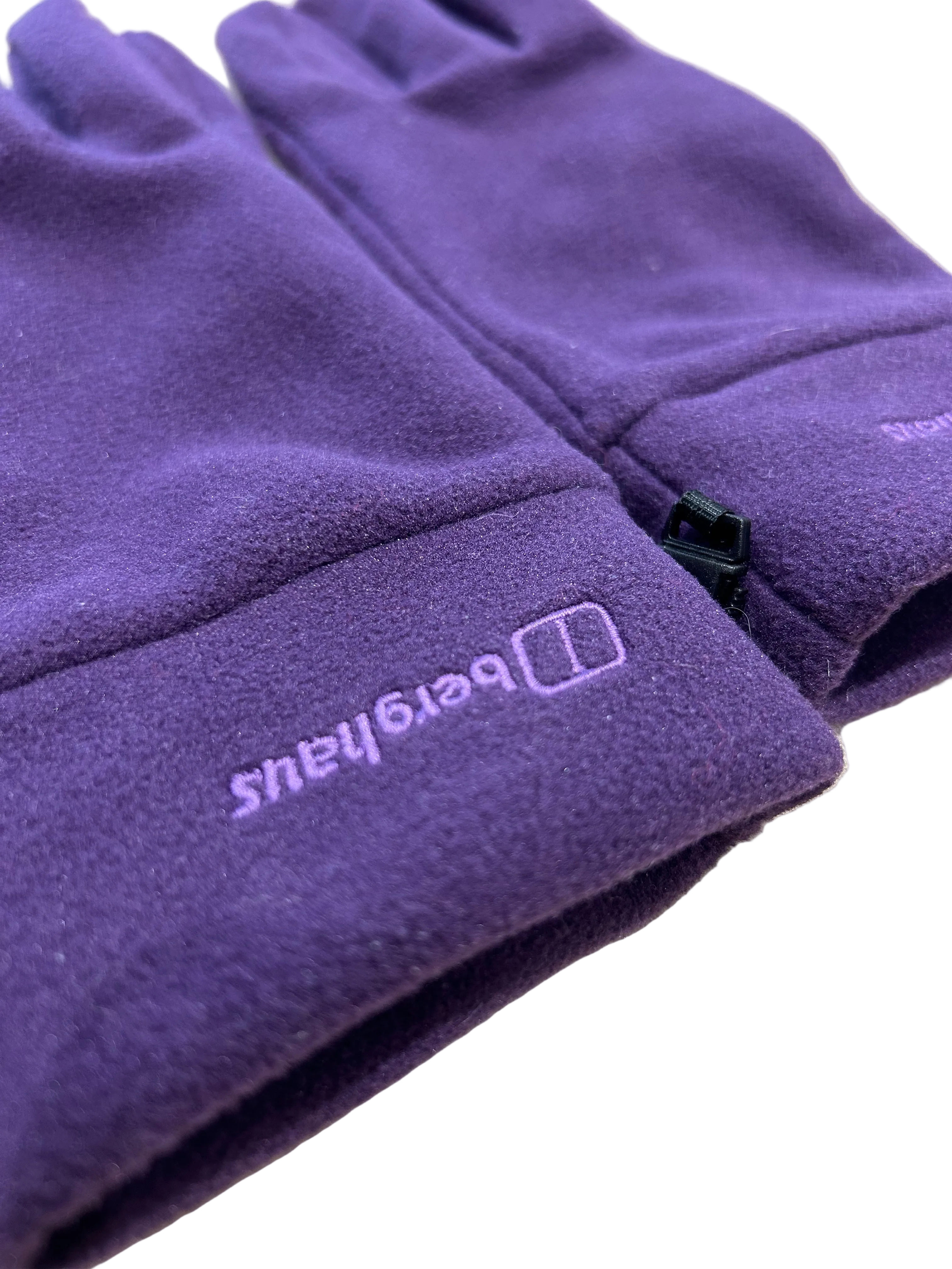 Berghaus Fleece Beanie Hat/Gloves – Purple – L/XL