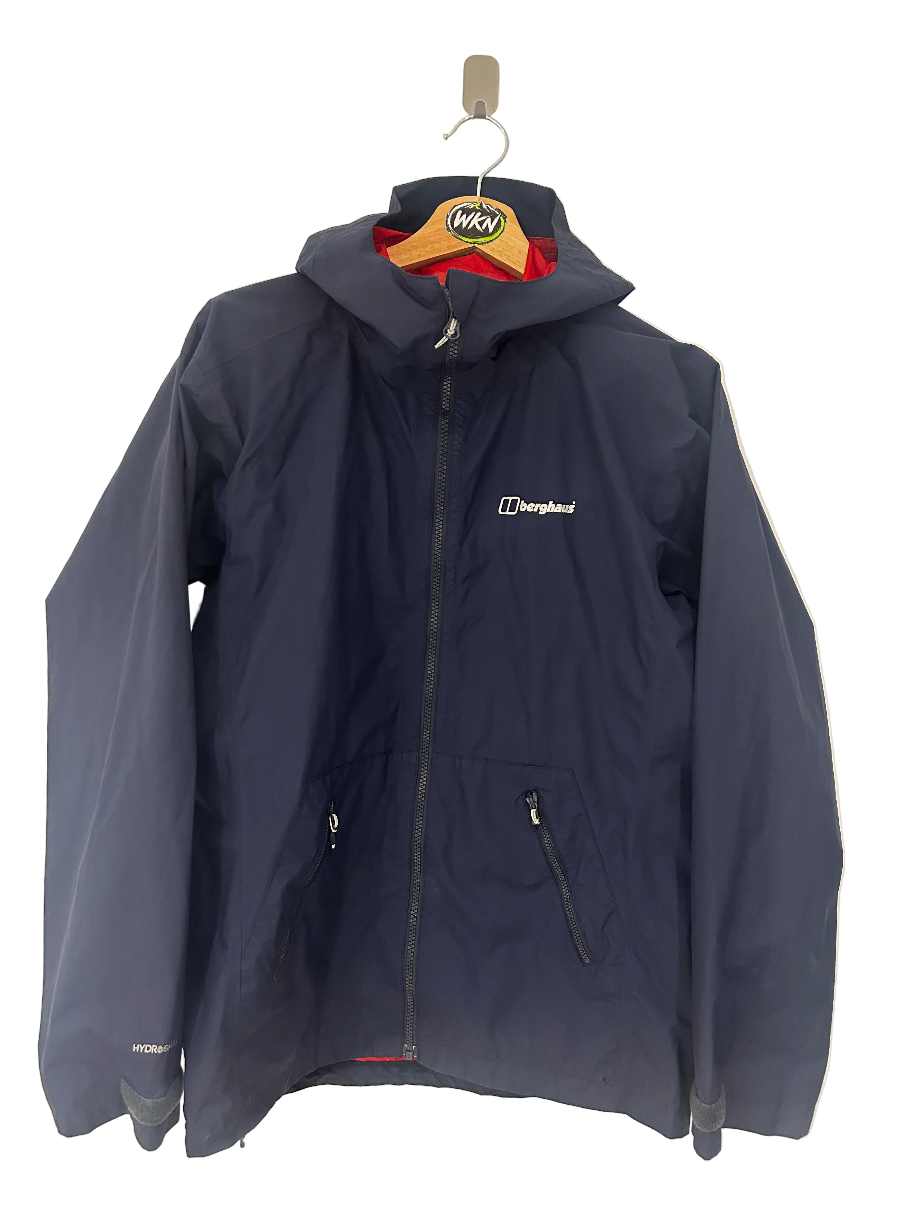 Berghaus Hydroshell Waterproof Jacket – Navy Blue – Size Small
