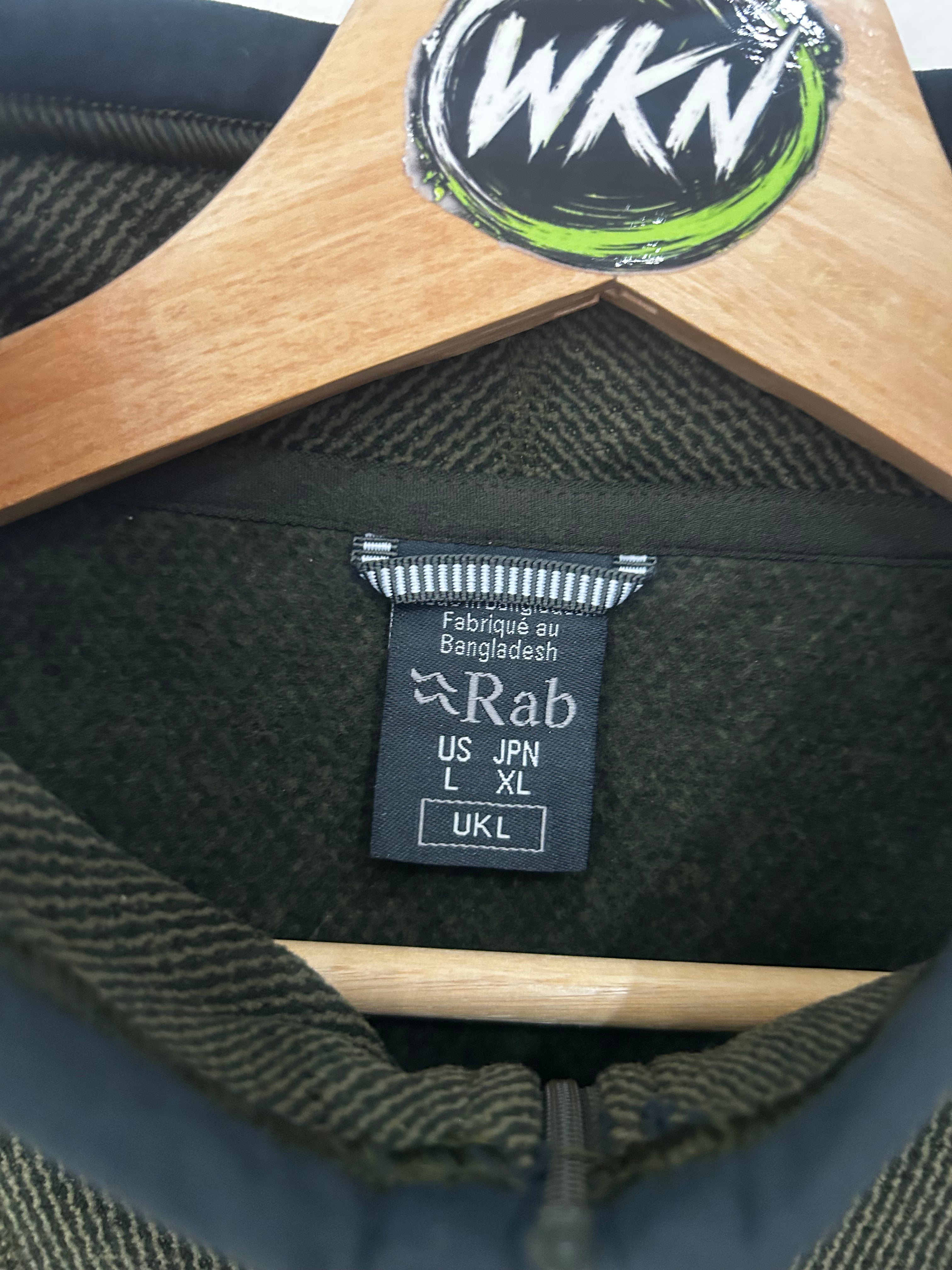 Rab Fleece – Khaki Green – Size Large