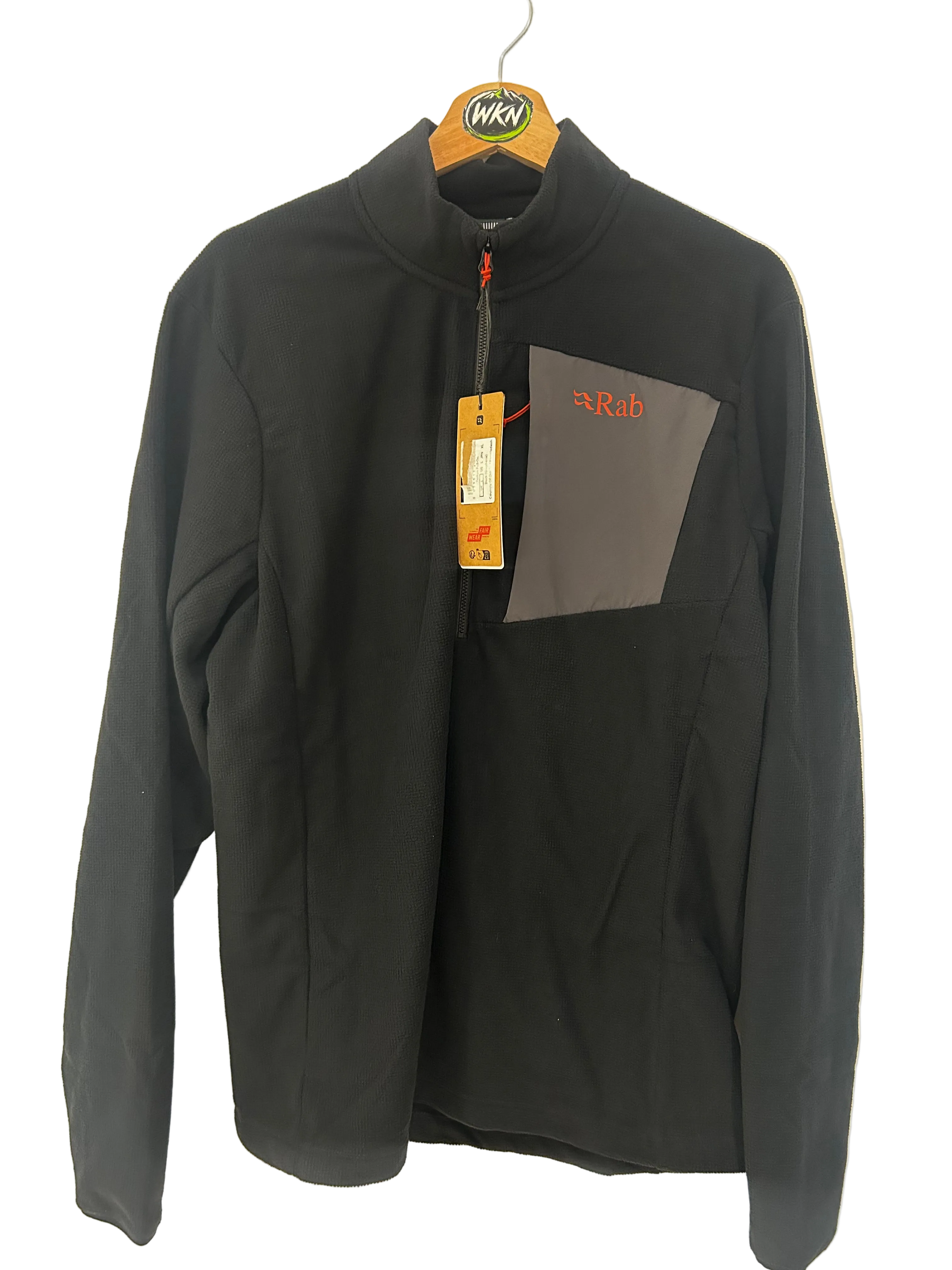 Rab Tecton 2.0 Fleece – Black – Size Large