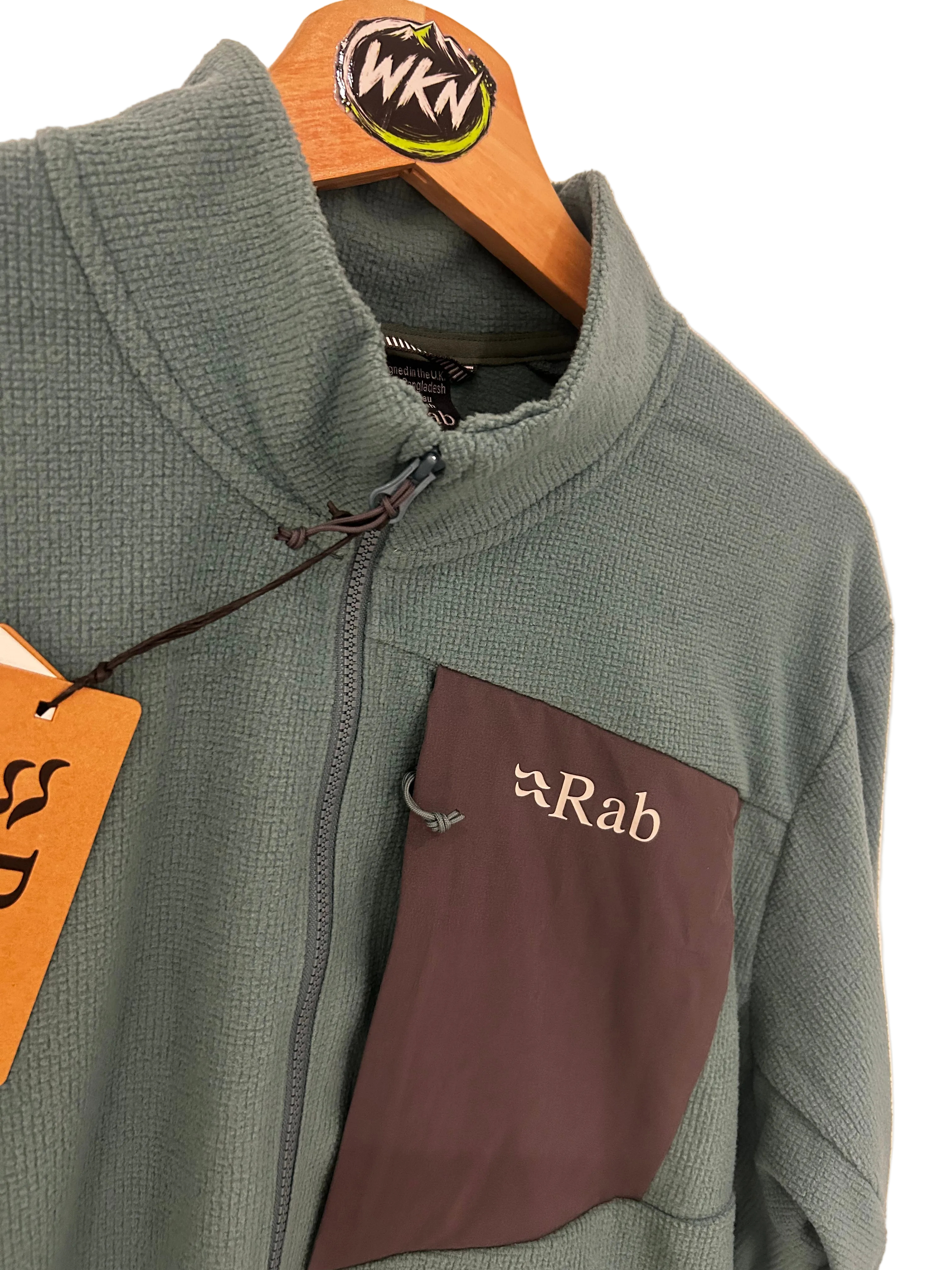 Rab Tecton 2.0 Fleece – Sage – Size Large