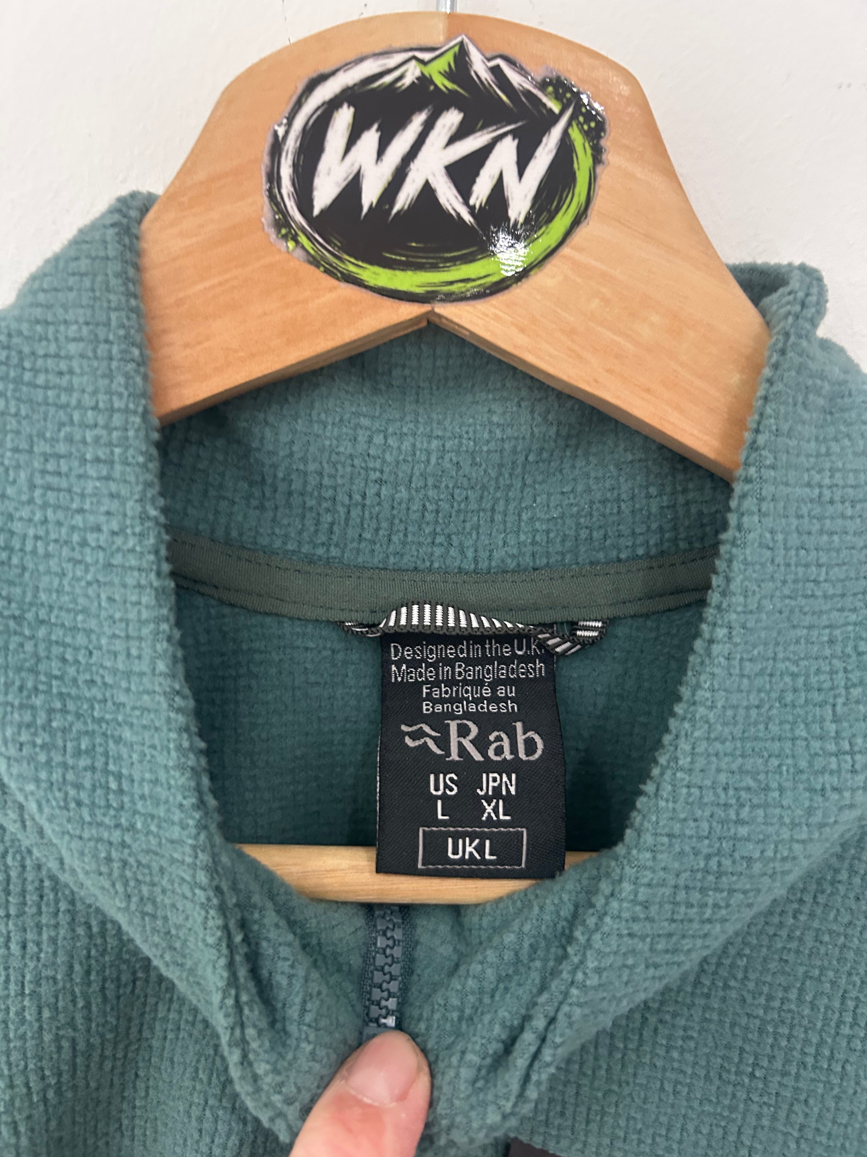 Rab Tecton 2.0 Fleece – Sage – Size Large