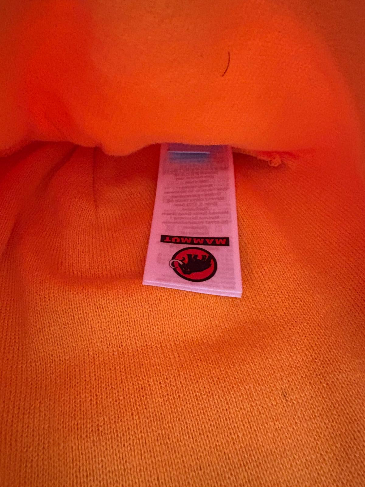 MAMMUT LOGO BEANIE — ORANGE