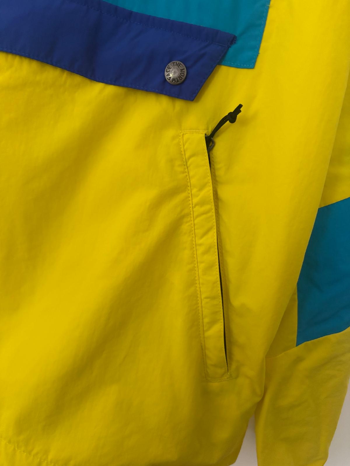 The North Face Extreme WindWall Anorak Jacket – Yellow / Blue – Men’s Medium/womens small