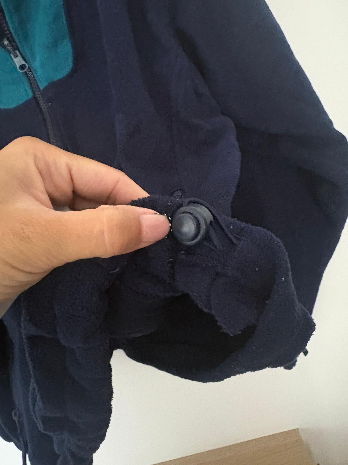 Vintage Columbia Sportswear Full-Zip Fleece – Navy / Teal – Women’s XL