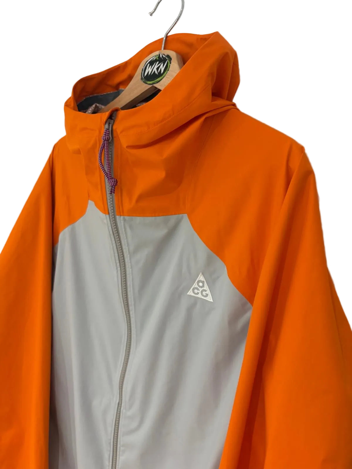 Nike ACG phantazma Storm-FIT ADV 2.5 Layer Shell Jacket – Orange/Grey – Large