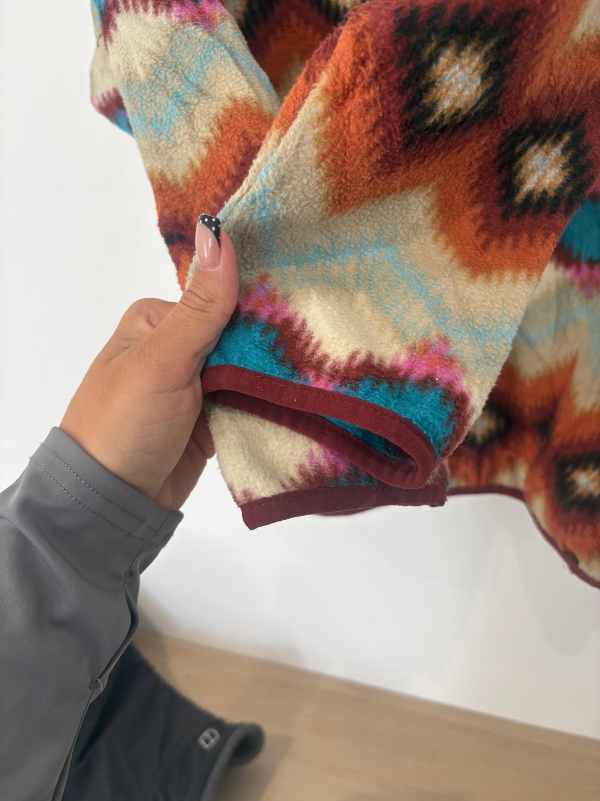 Patagonia Synchilla Snap-T Fleece – Aztec Geometric Print – XS-size 8 -small 10