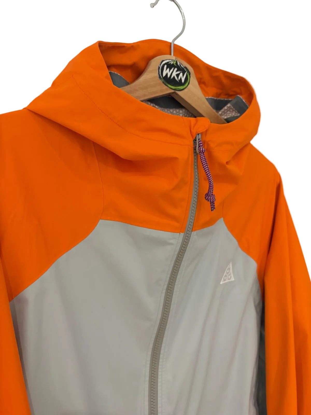 Nike ACG phantazma Storm-FIT ADV 2.5 Layer Shell Jacket – Orange/Grey – Large