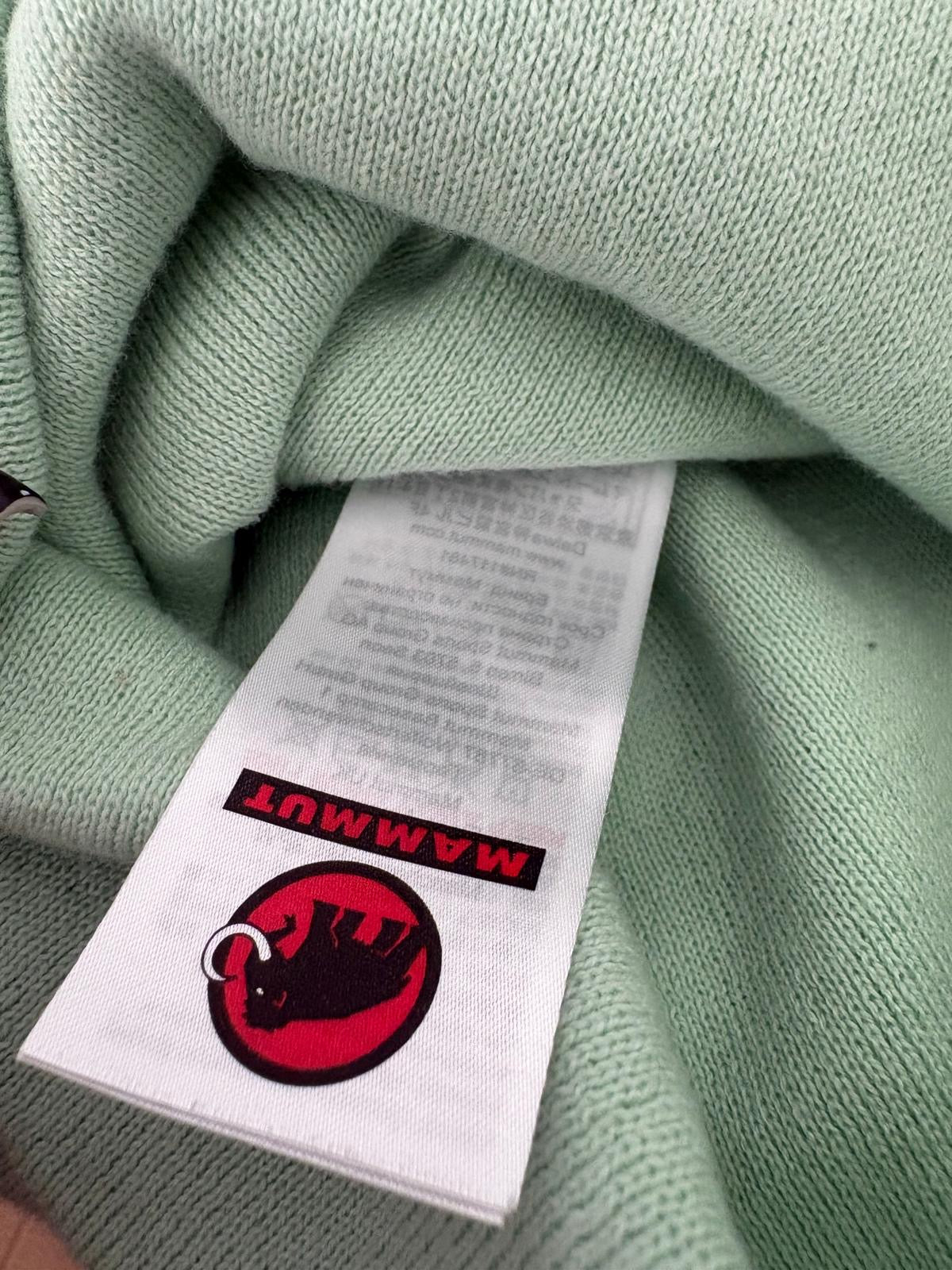 MAMMUT LOGO BEANIE — MINT GREEN