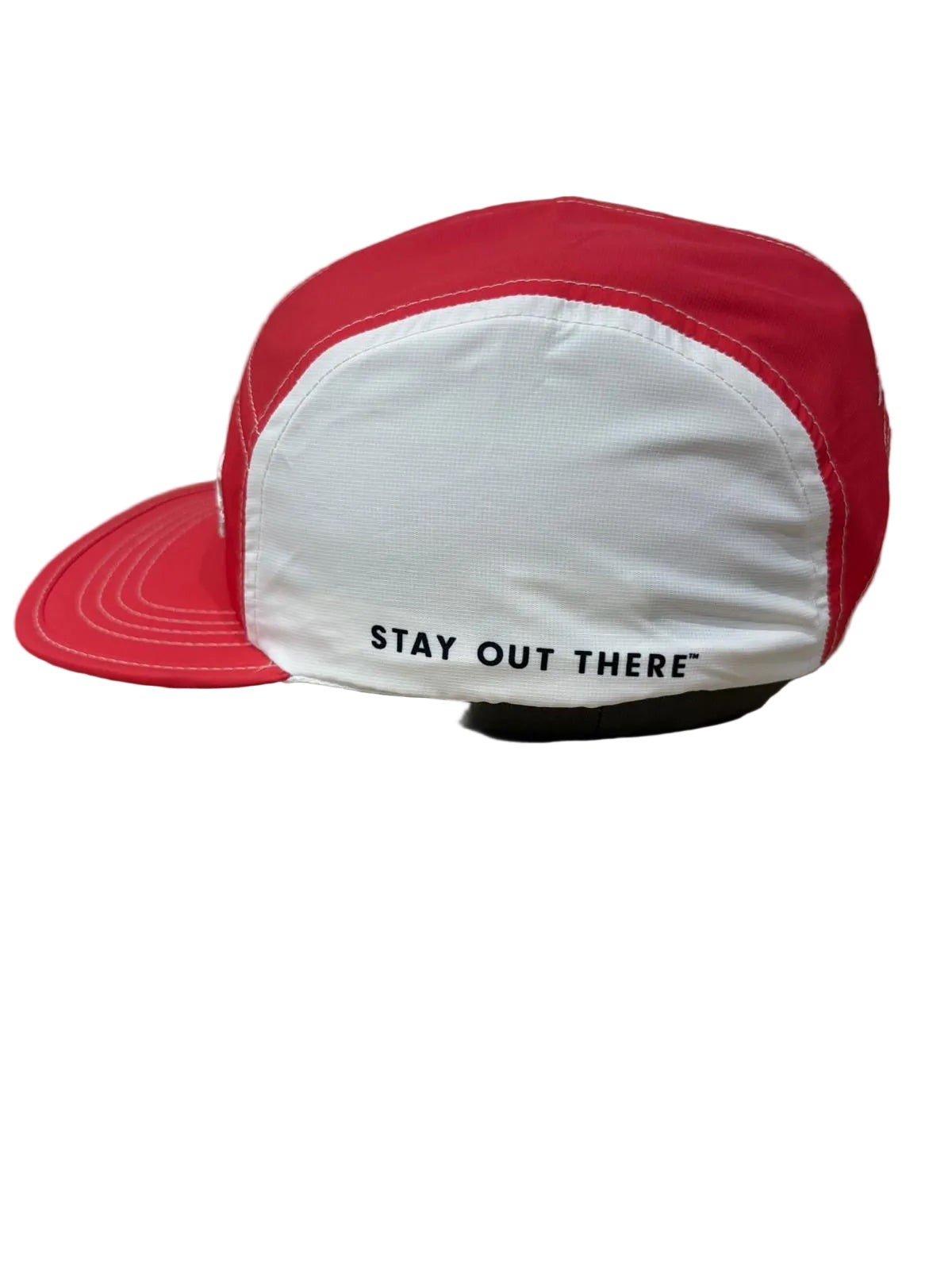 ALTRA Running 5-Panel Cap – Light Red and White
