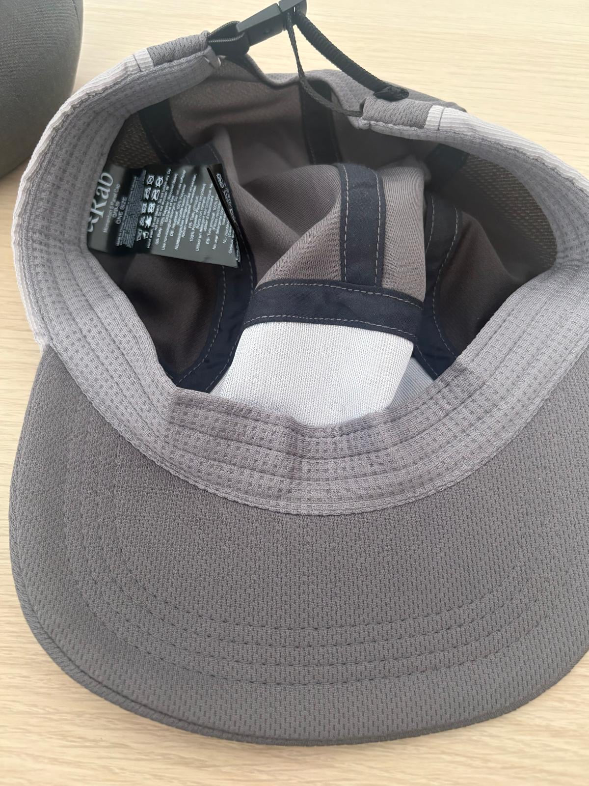 Rab Momentum 5 Panel Cap – Grey / Black – One Size