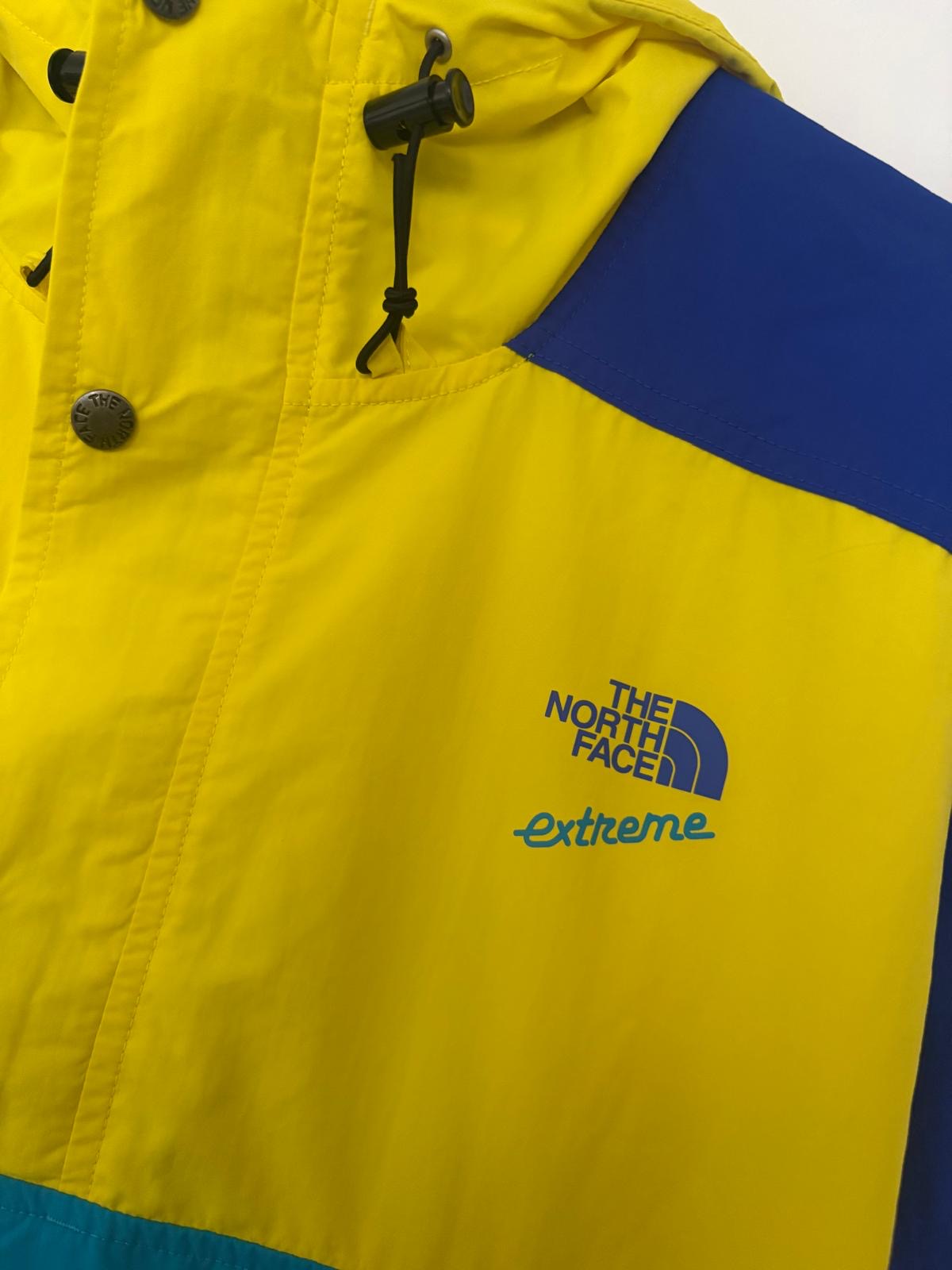 The North Face Extreme WindWall Anorak Jacket – Yellow / Blue – Men’s Medium/womens small