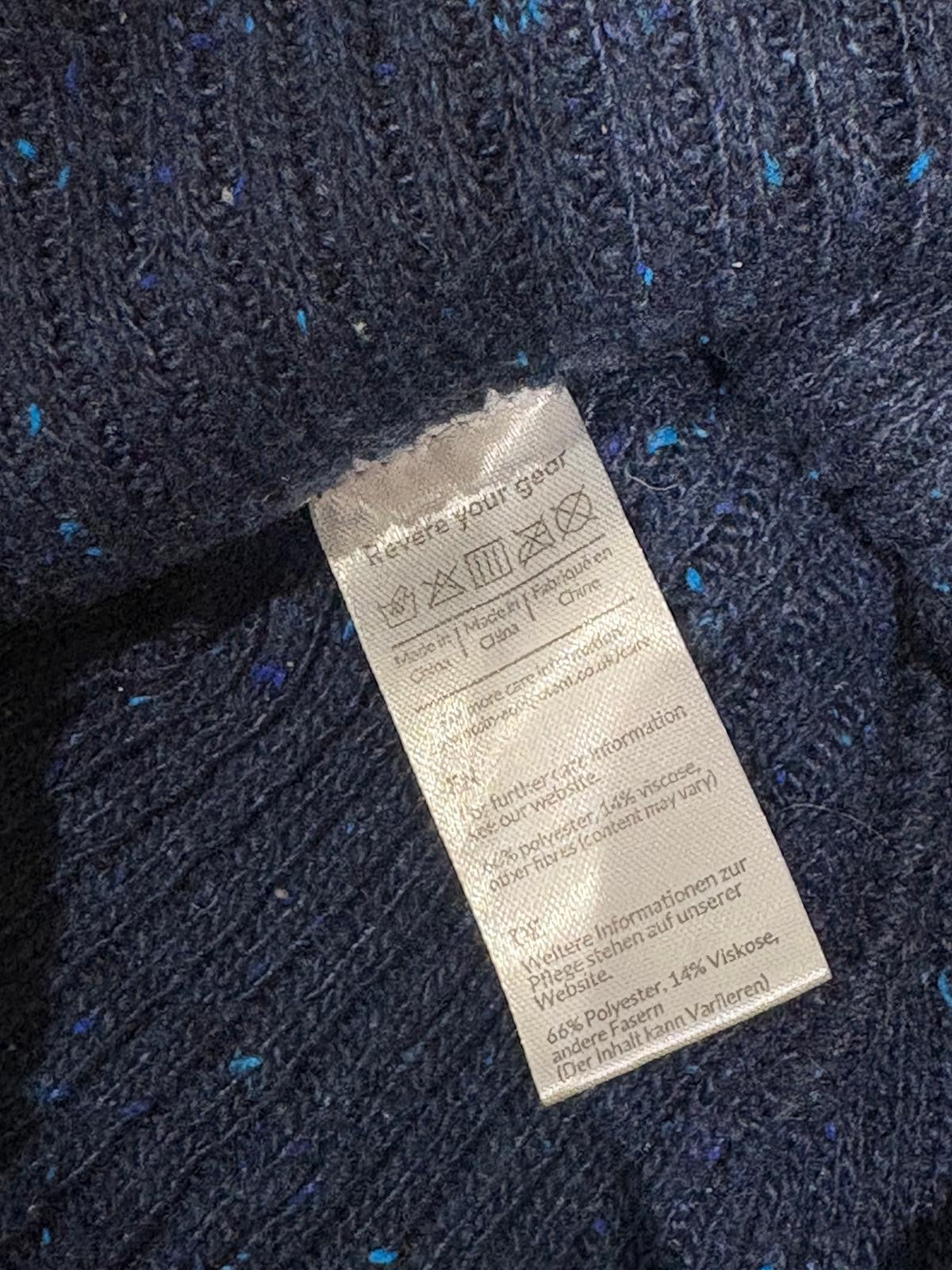 Mountain Equipment Knitted Beanie – Navy Blue Fleck